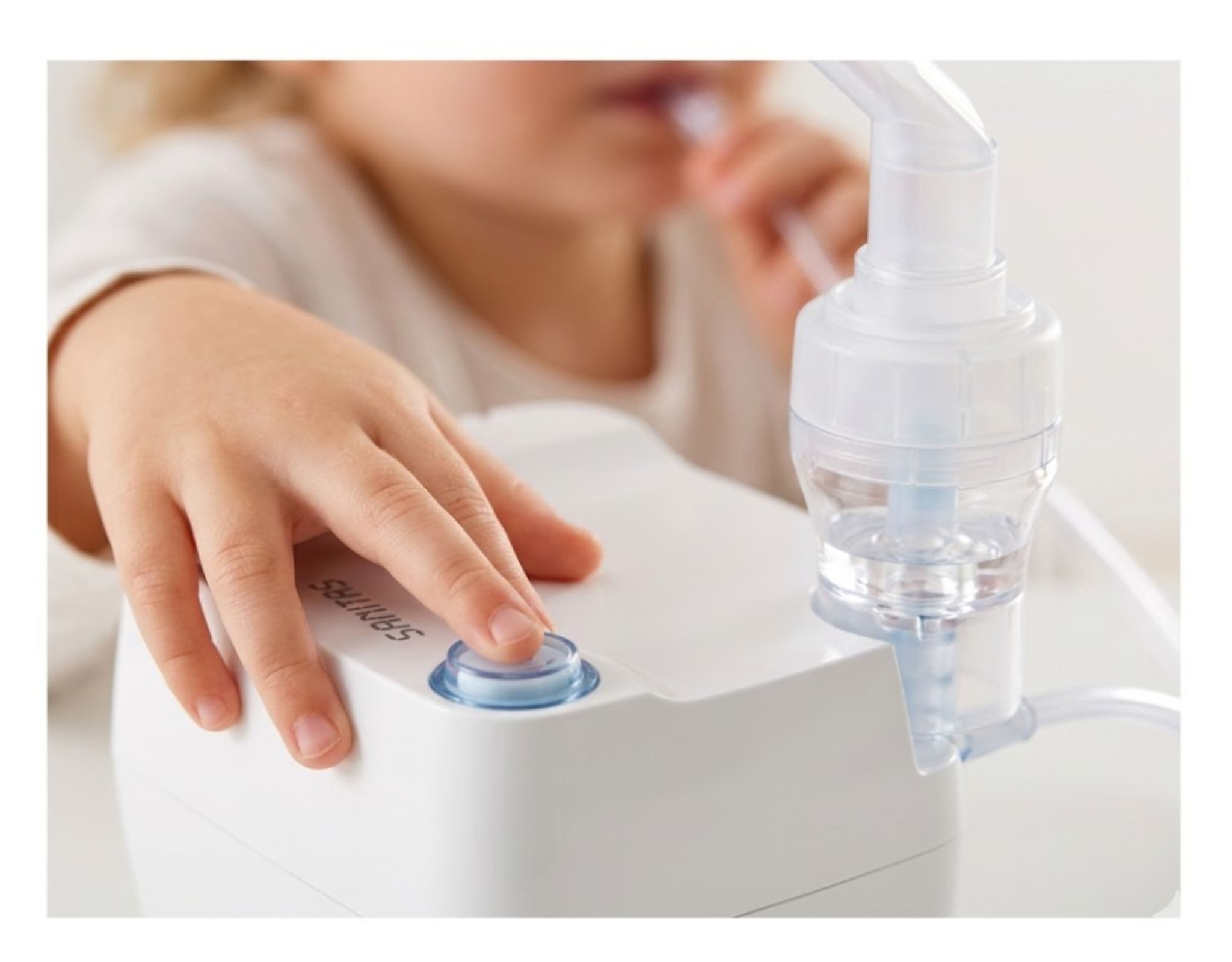 Sanitas Inhalator Inhalator Vernebler SIH 09 Kompressor Druckluft Technologie Netz