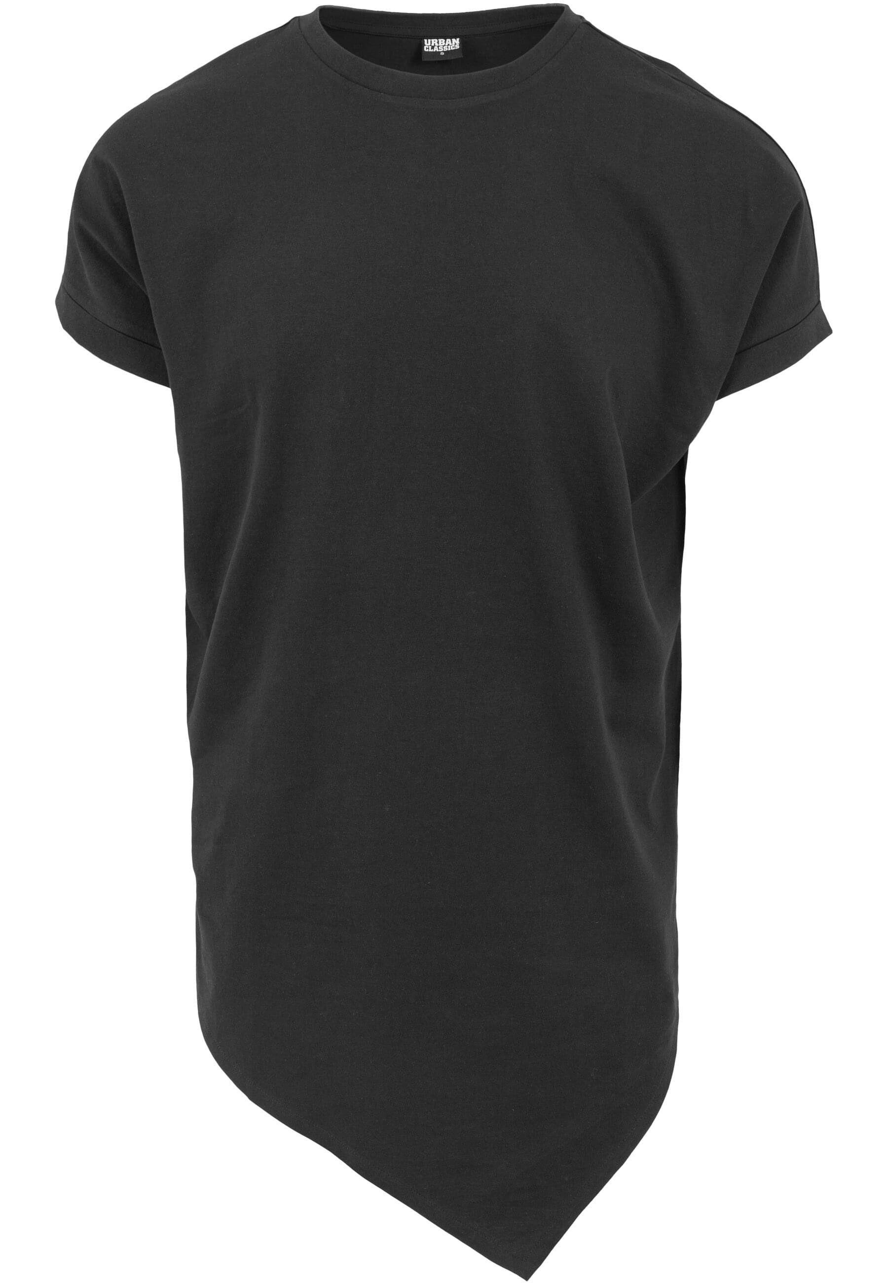 URBAN CLASSICS Langarmshirt Urban Classics Herren Asymetric Long Tee (1-tlg)