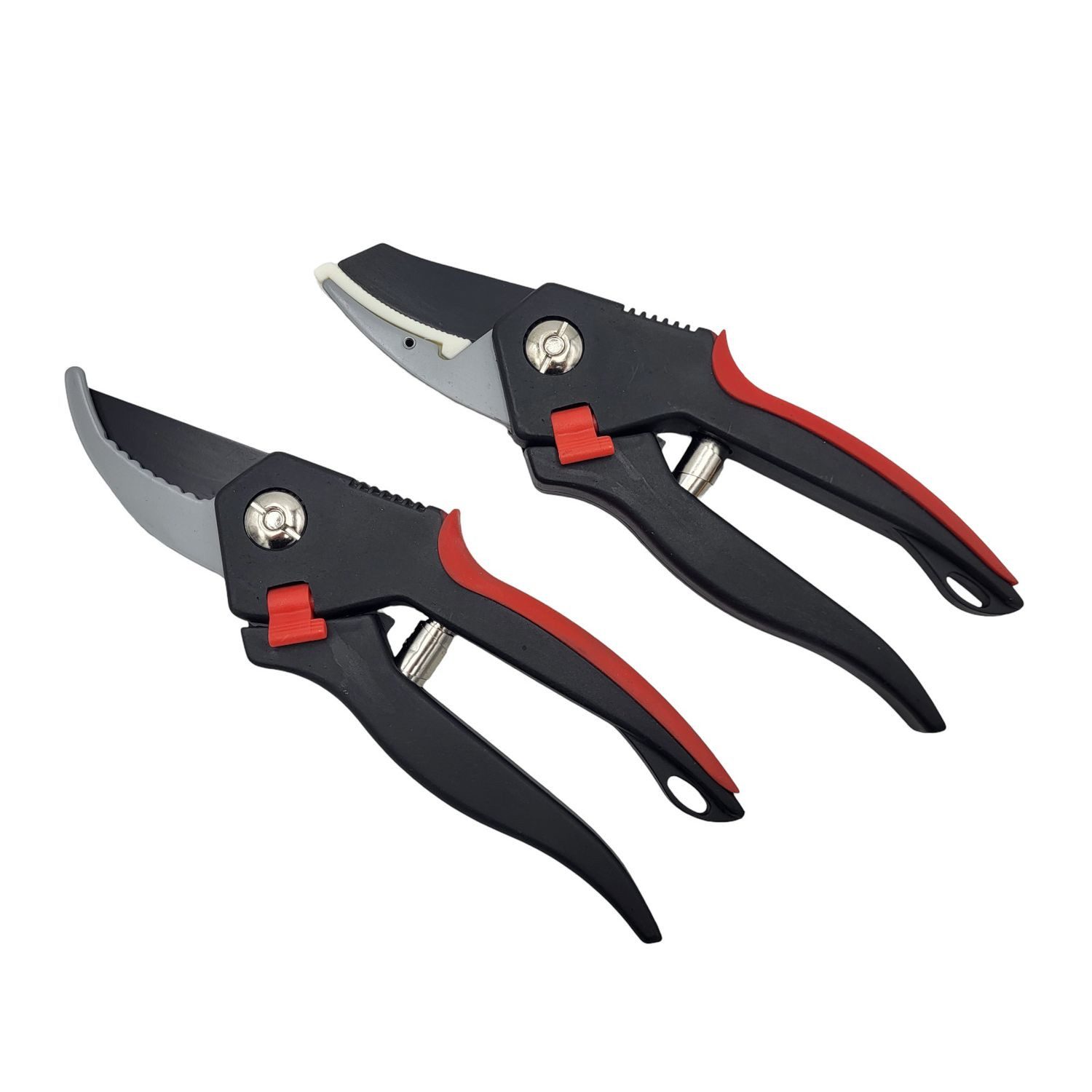 BURI Grasschere Gartenscheren 2er-Set Blumenschere Ambossschere günstig online kaufen