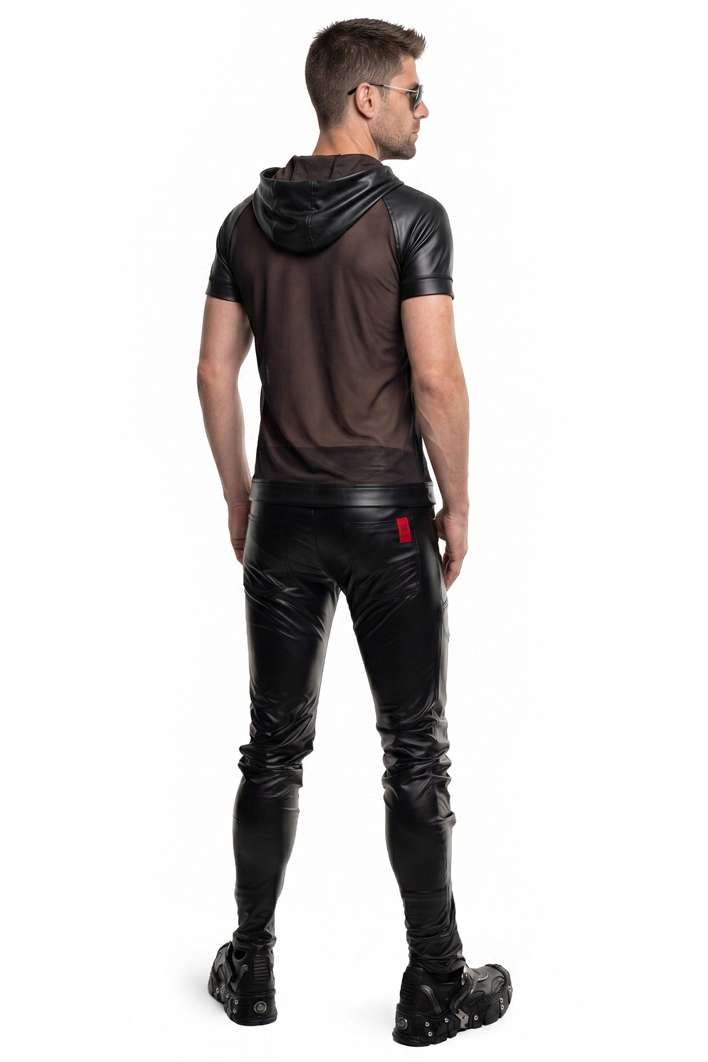 Regnes Fetish Planet T-Shirt Herren-Shirt in schwarz - L