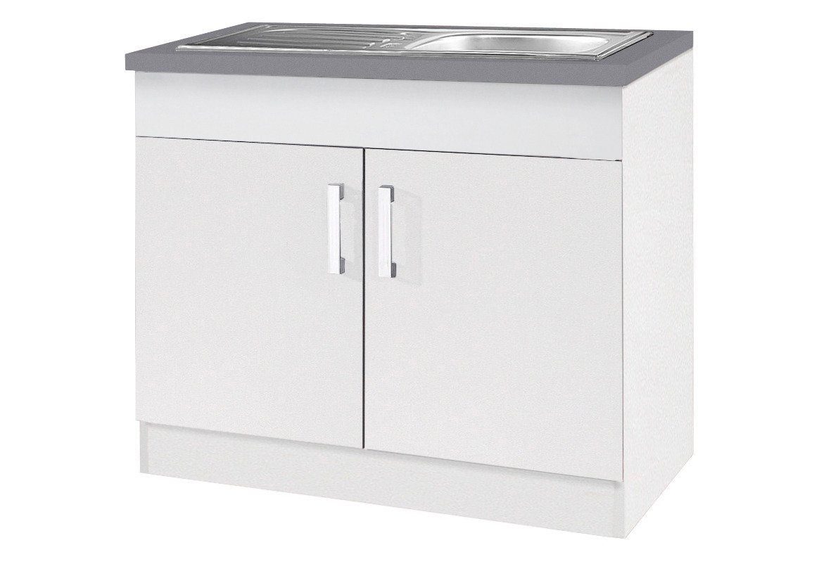 KOCHSTATION Spülenschrank KS-Toronto, Breite 100 cm