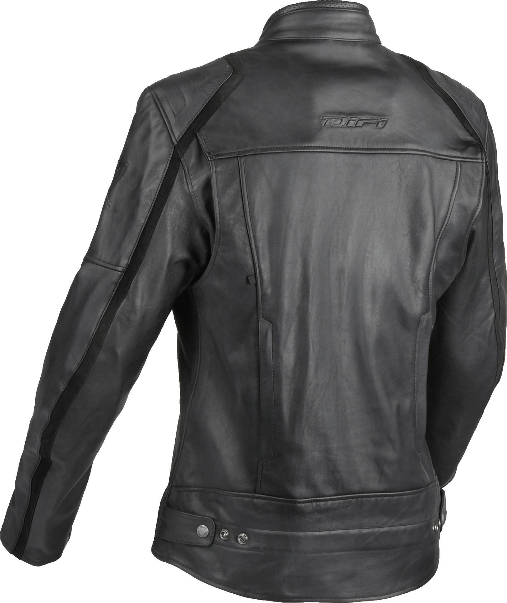 DIFI Motorradjacke Luca Damen Motorrad Lederjacke Rückenprotektor vorbereitet,Verbindungsreißverschluss,Ellenbogenp