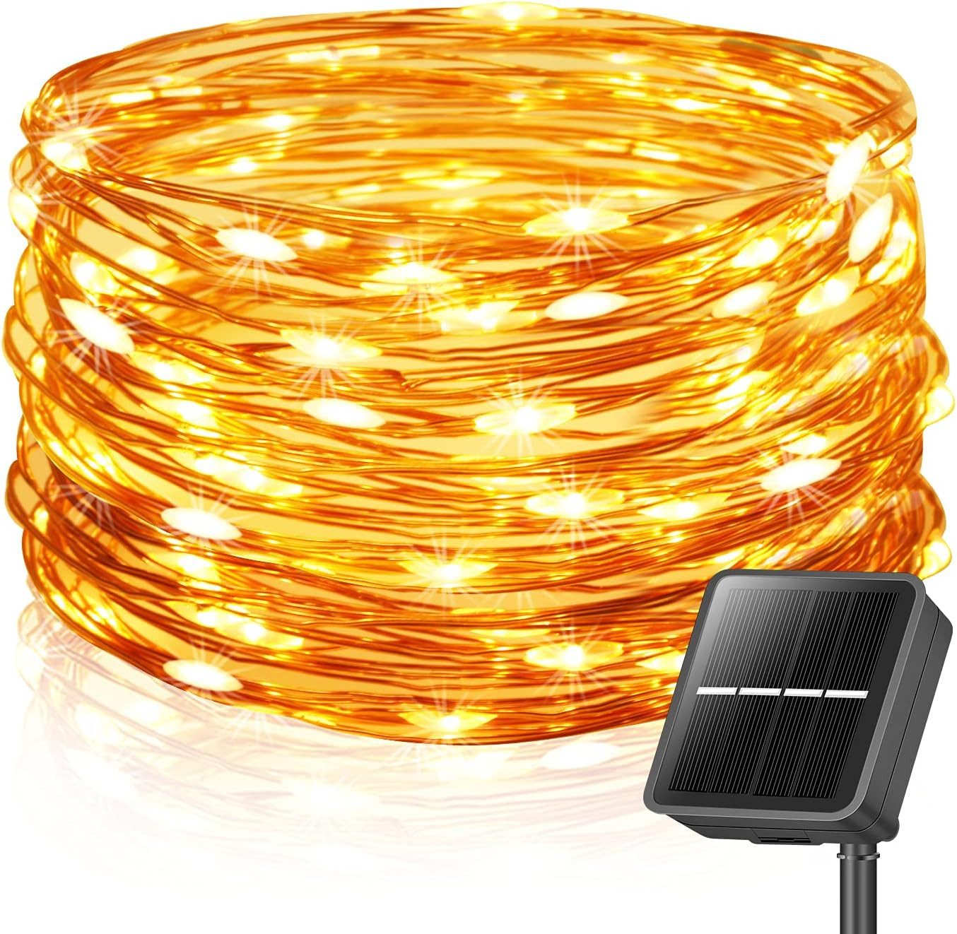 Tukrool LED-Lichterkette Solar-Lichterkette für den Außenbereich, günstig online kaufen