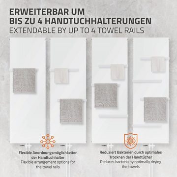 LuxeBath Heizkörper Zimmerheizung Wandheizkörper Designheizkörper, Weiß 604x1800mm Mittelanschluss