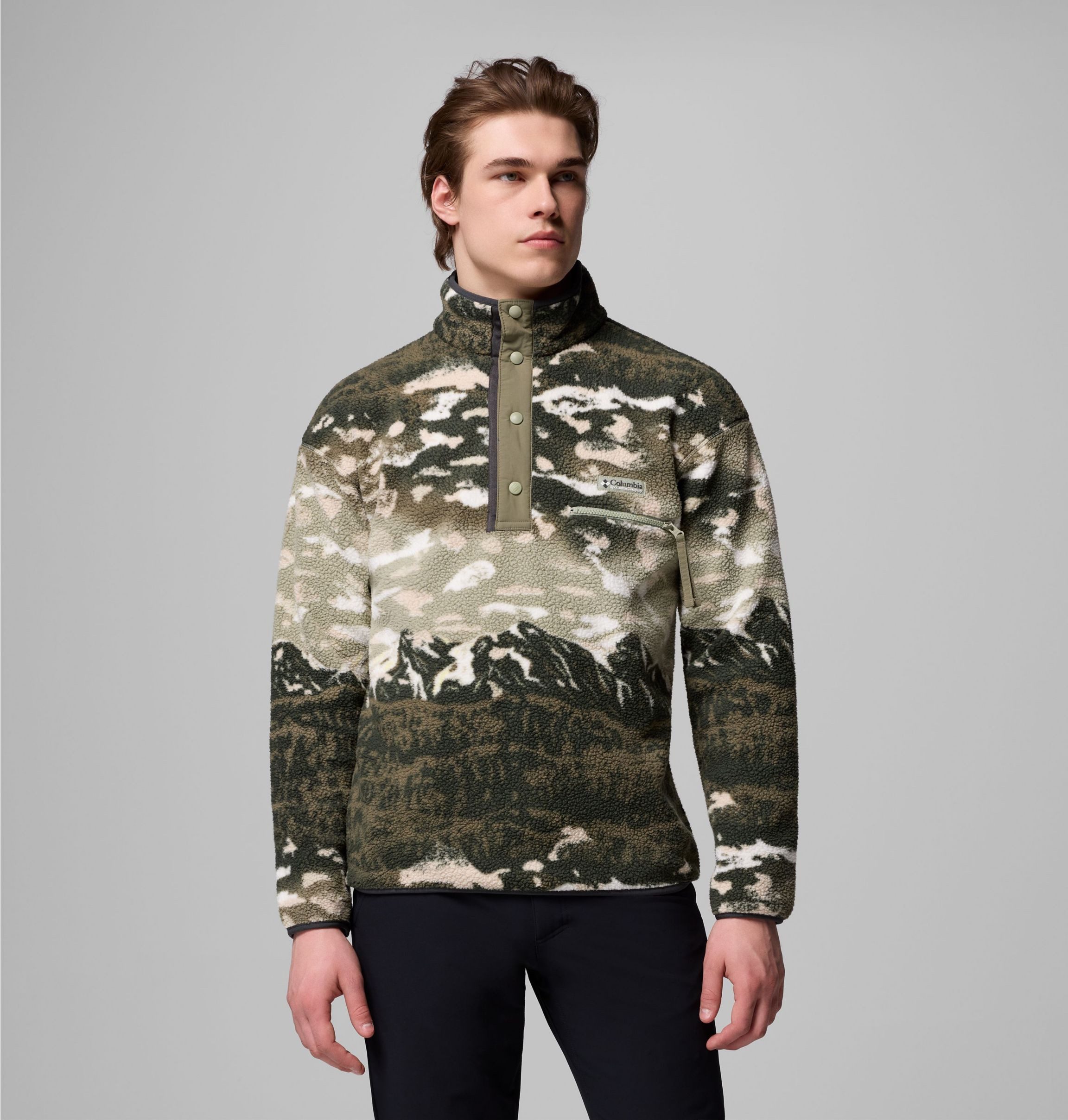 Columbia Strickfleece-Pullover Helvetia? II Printed Half Snap Fleece SAFARI SISTERS