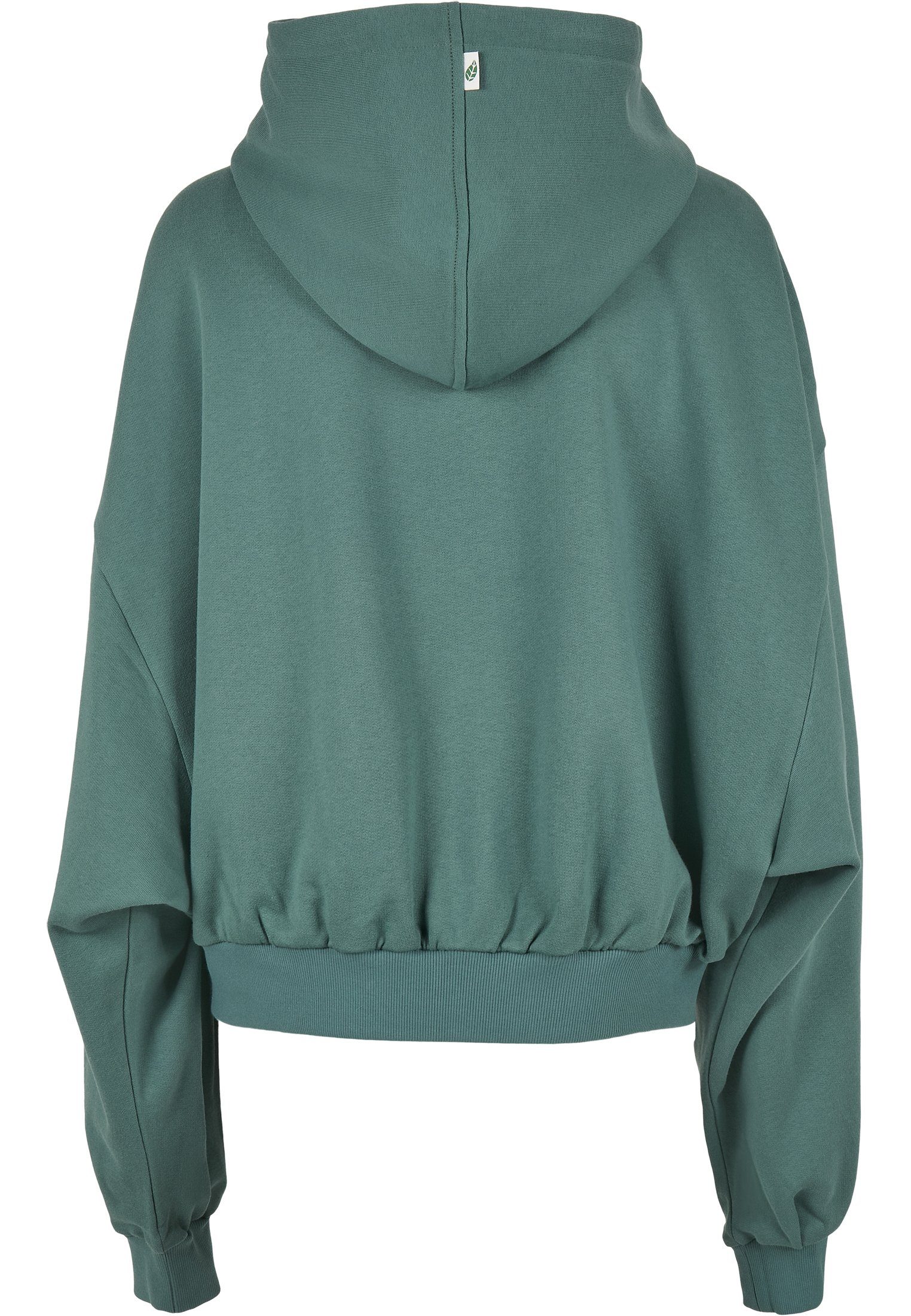 URBAN CLASSICS Kapuzenpullover Hoody paleleaf Organic Ladies Oversized Terry (1-tlg) Frauen