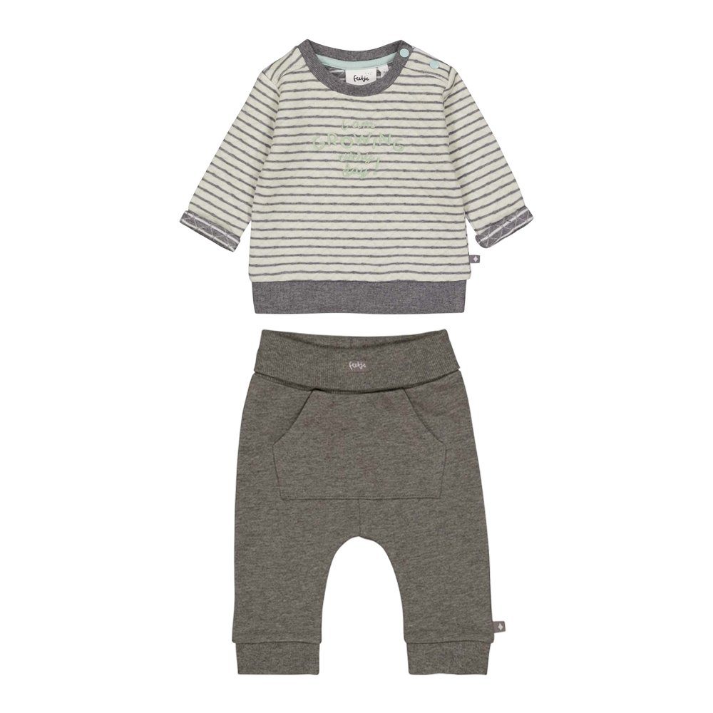 Feetje T-Shirt Feetje Baby-Jungen zweiteiliges Set - Nicki Langarmshirt und Sweathose HI ELEPHANT | T-Shirts