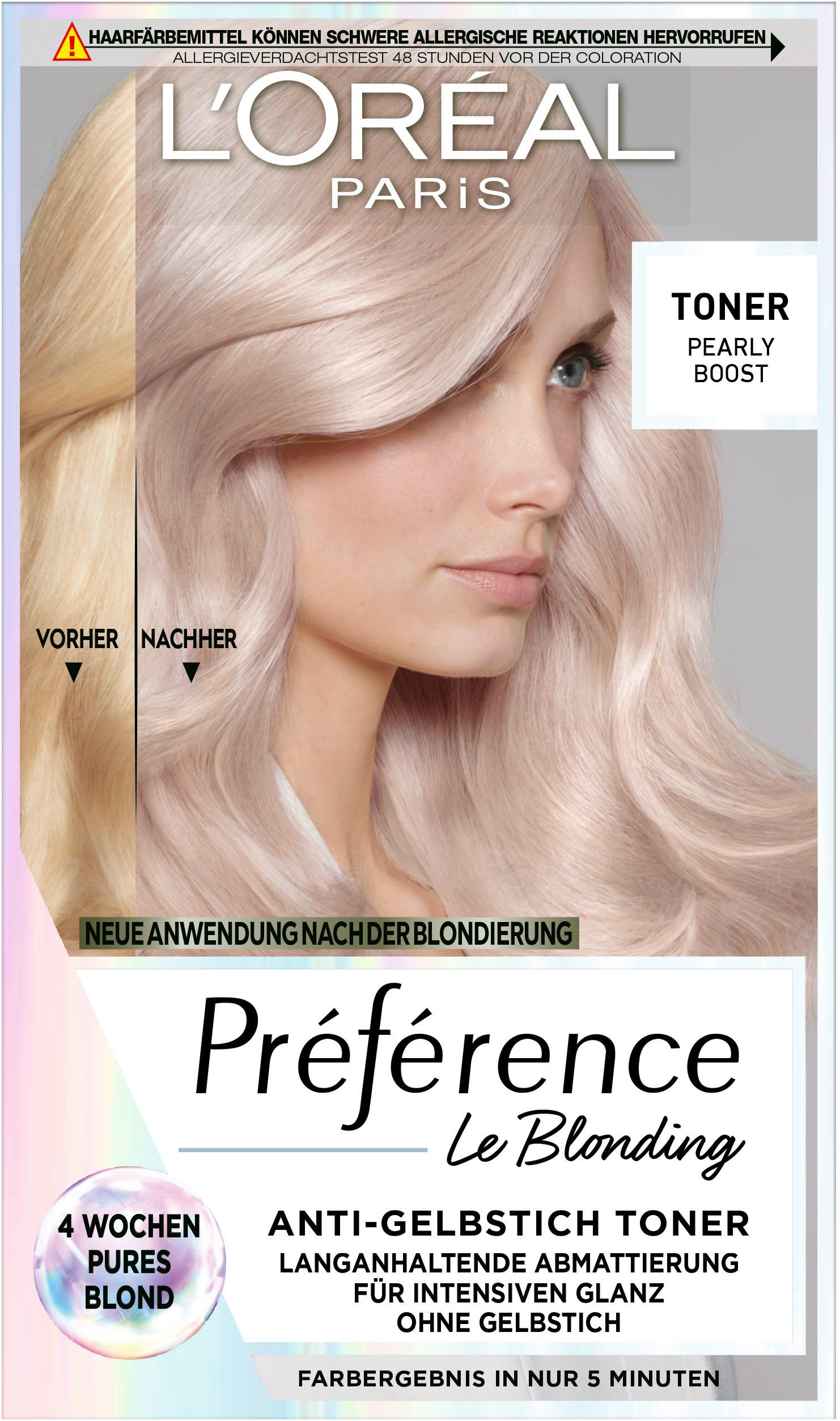 L'ORÉAL PARIS Coloration L'Oréal Paris Préférence Le Blonding Toner