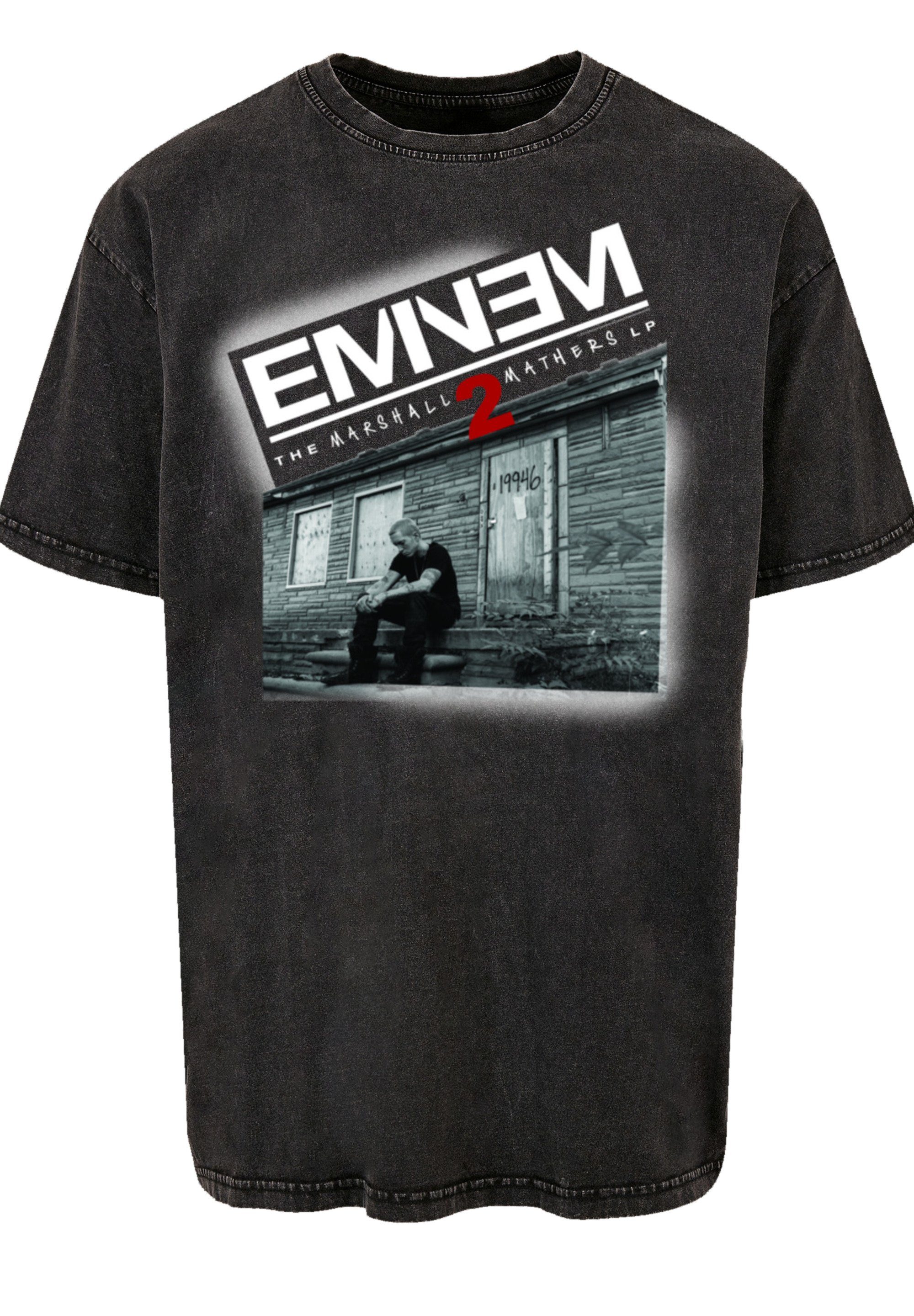F4NT4STIC T-Shirt Premium Musik 2 Music Qualität, Oldschool Mathers Rap Eminem schwarz Marshall