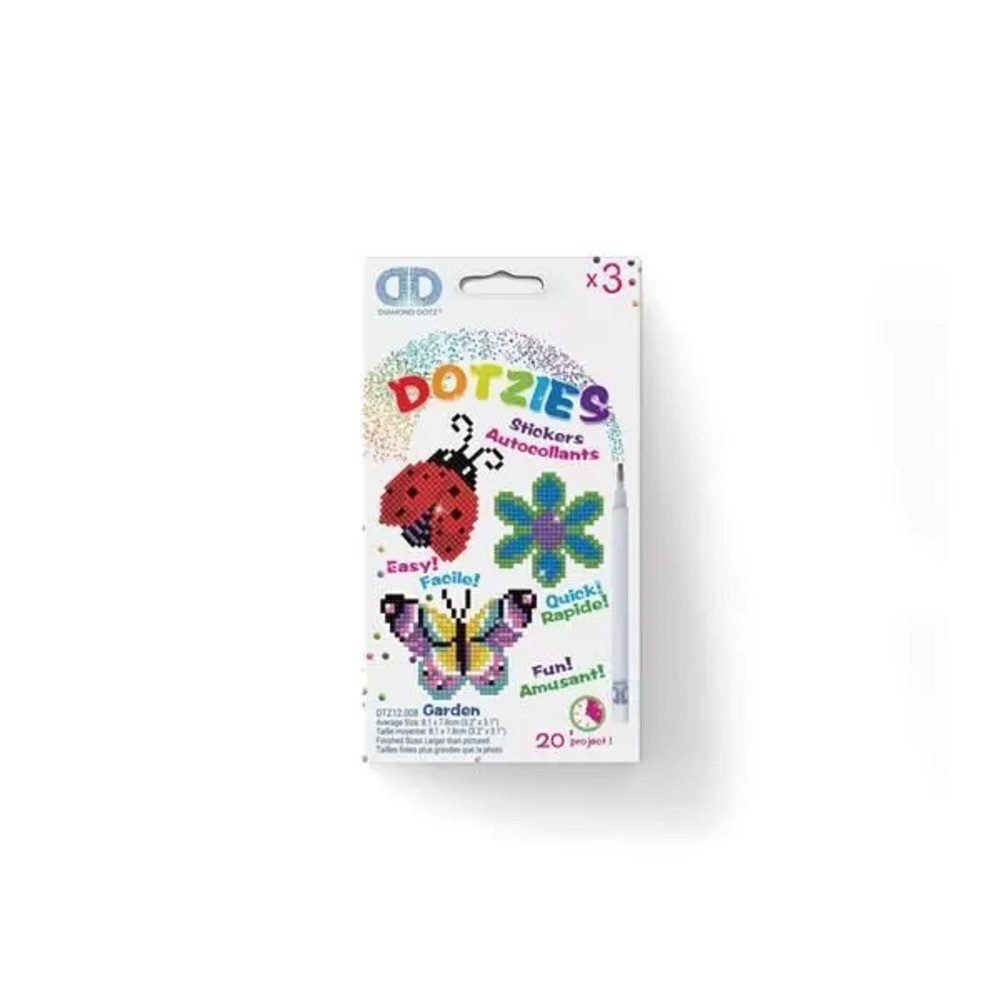 Spiel Dotzies by Diamond Dotz Sticker Garten