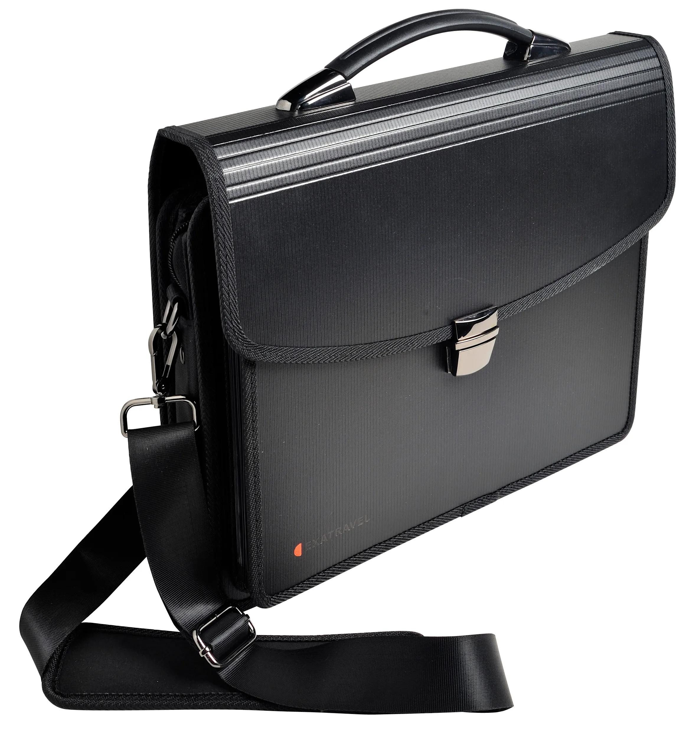 EXACOMPTA Organisationsmappe EXATRAVEL Multifunktionstasche Exactive PP, 31x40 cm, Schwarz, 55734E, Taschen