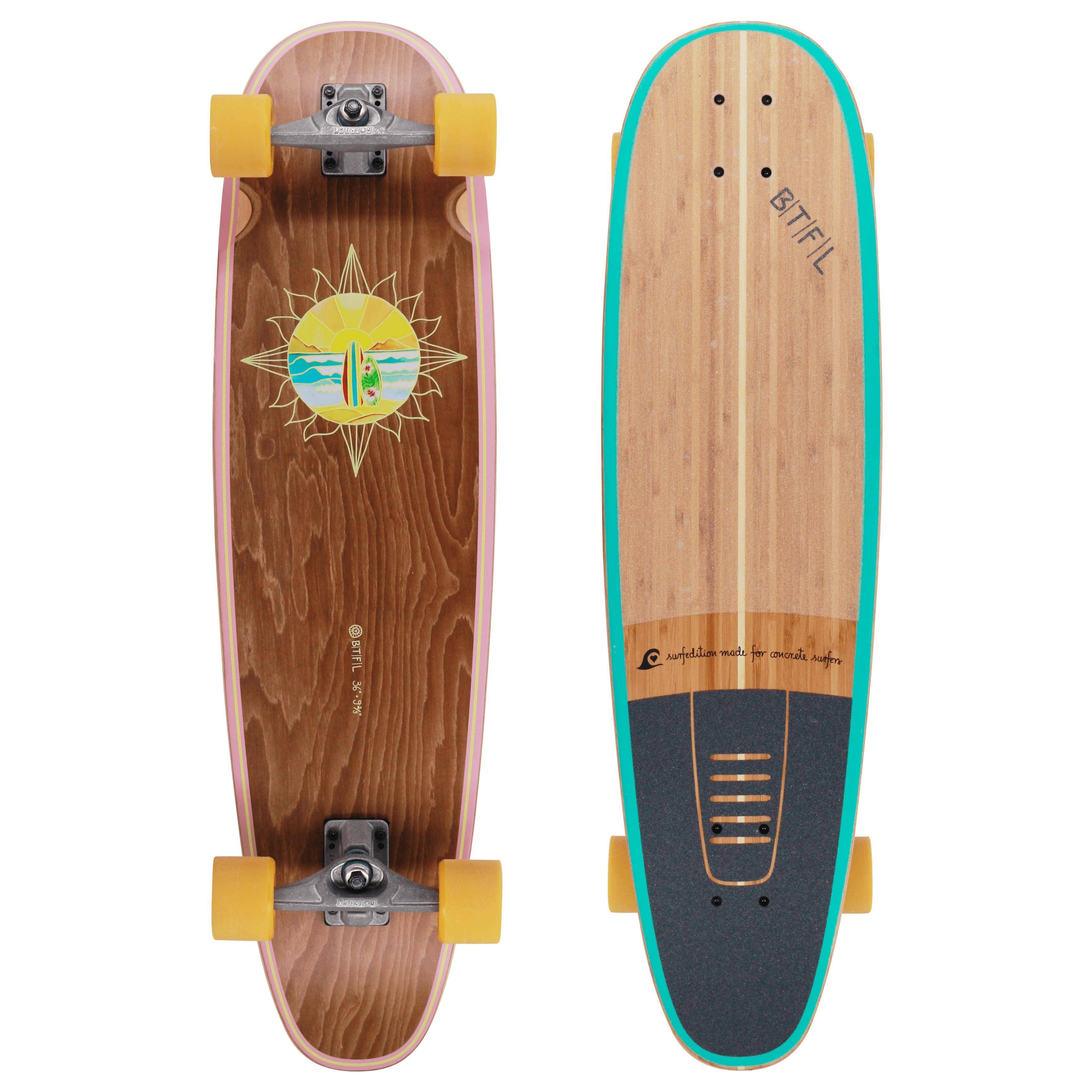 Skateboard SOL - Surfskate Cruiser komplett