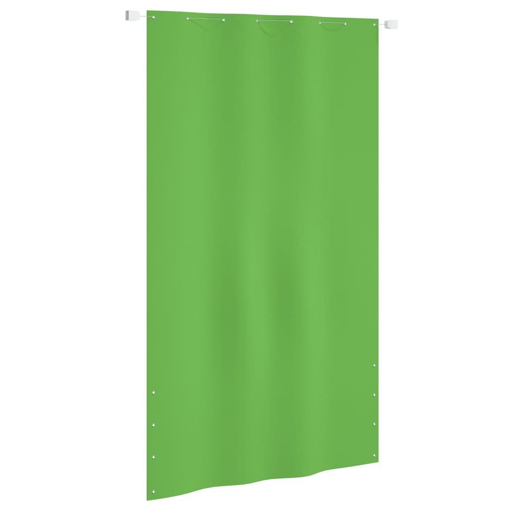 vidaXL Seitenmarkise 140 x 240 cm Balkon-Sichtschutz Hellgrün 140x240 cm Oxford-Gewebe