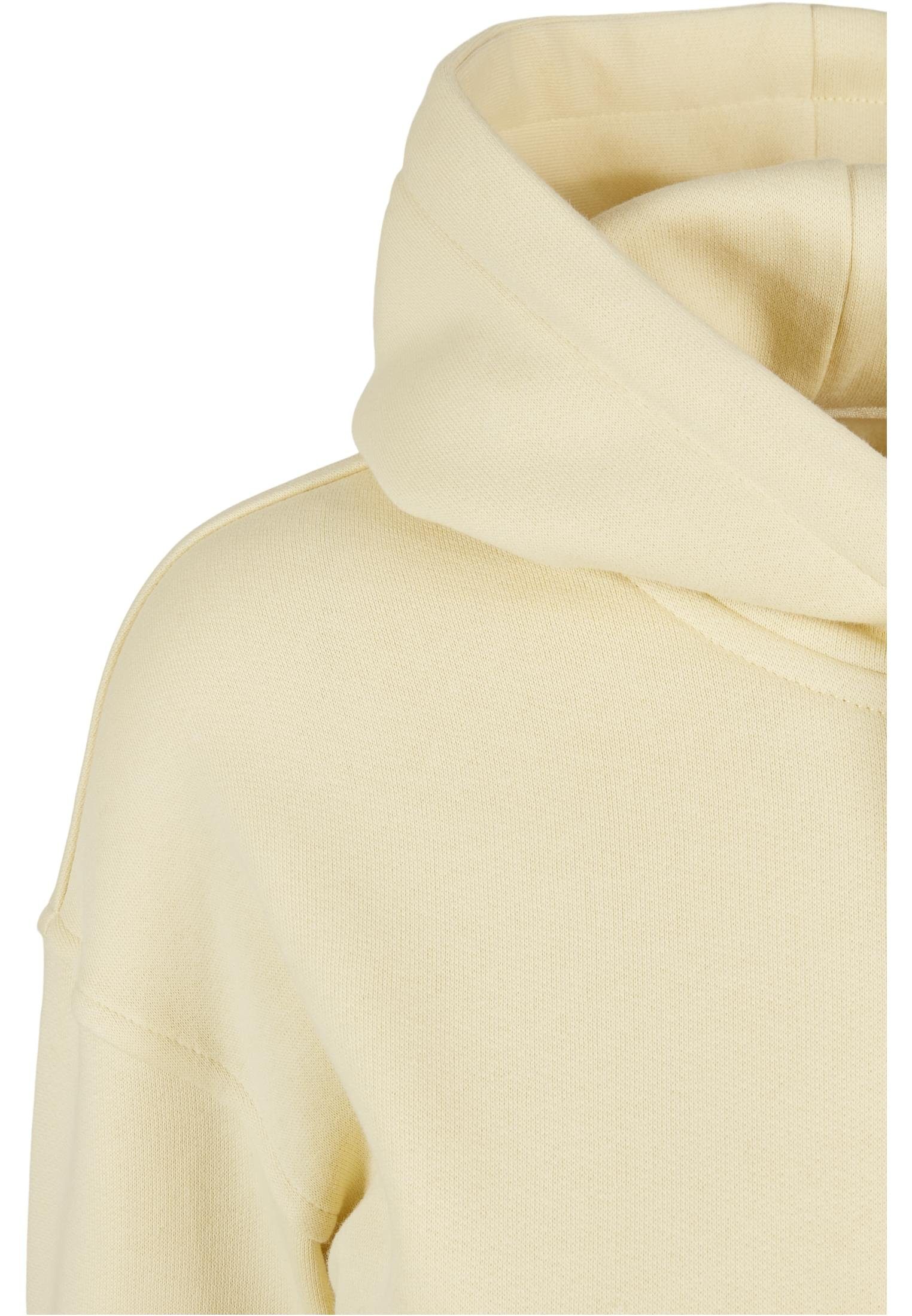 URBAN CLASSICS Ladies softyellow Kapuzenpullover (1-tlg) Hoody Damen Organic