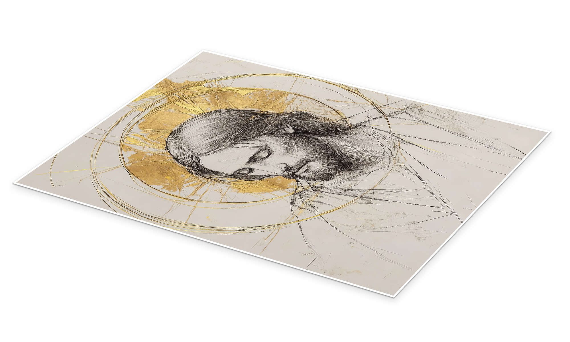 Posterlounge Wandbild Jesus Christus, DejaReve, erhältlich als Poster, Leinwandbild, Wandsticker oder Acrylglasbild