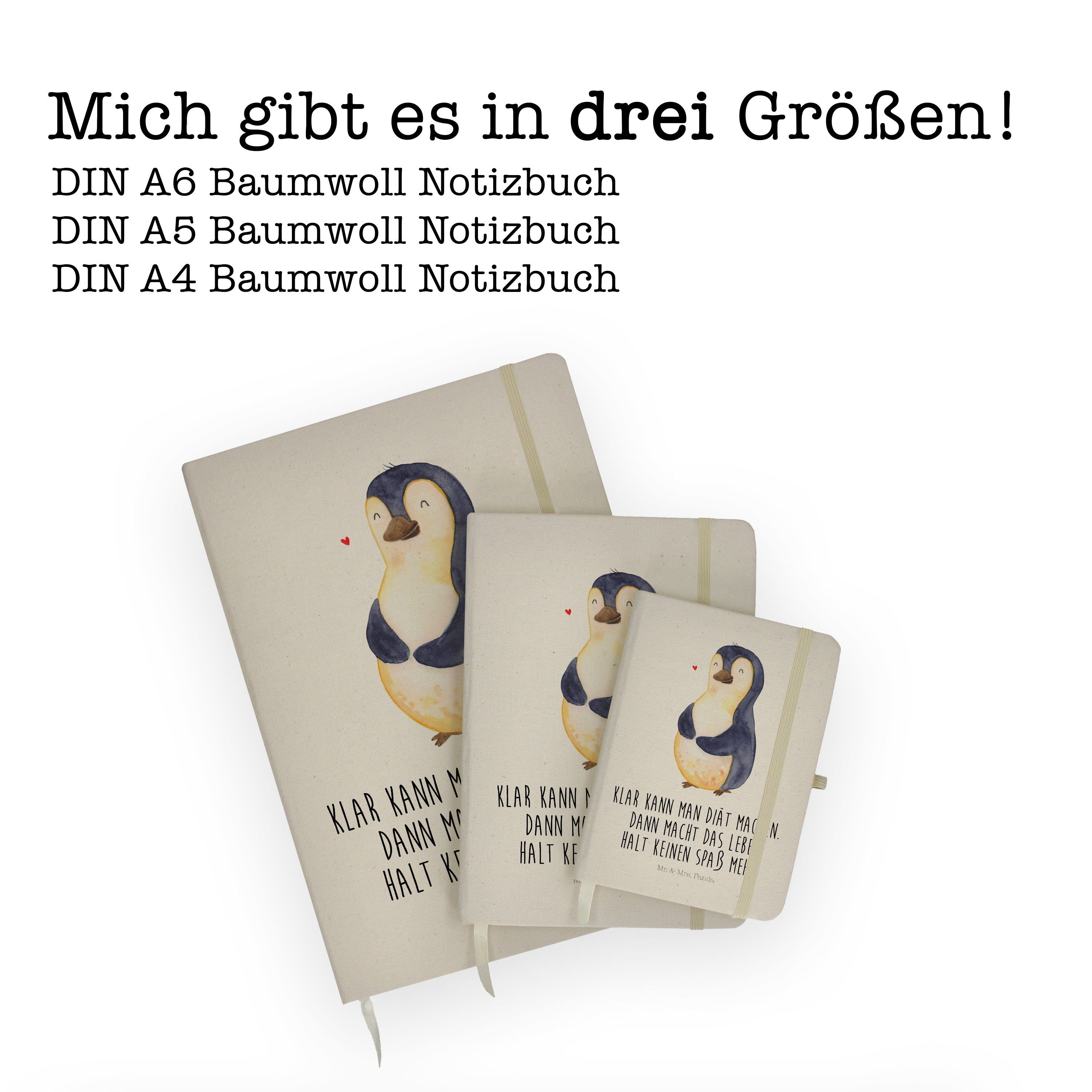 & Tagebuch, Panda Notizheft, Panda Mrs. Mrs. glücklich Mr. - & Diät Transparent Geschenk, Mr. Pinguin - Notizbuch