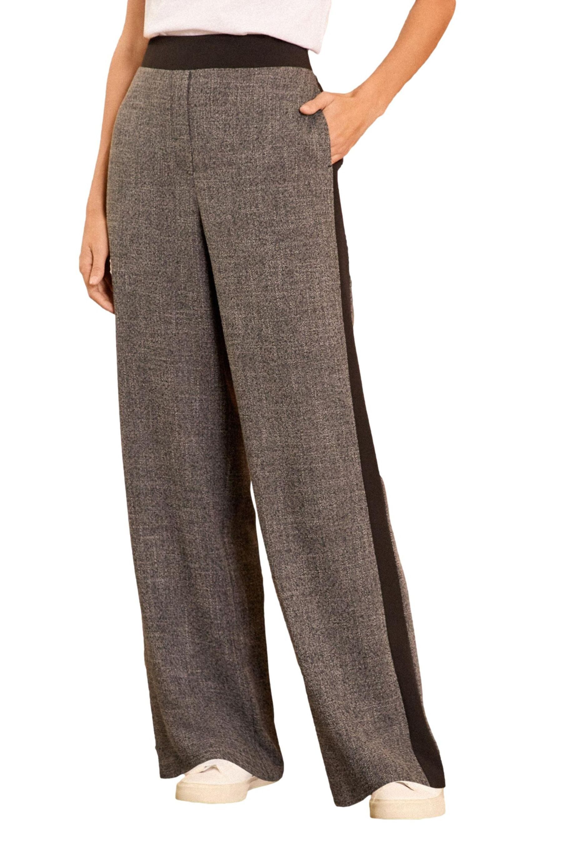 Palazzohose Love & Roses Hose mit weitem Bein, Regular
