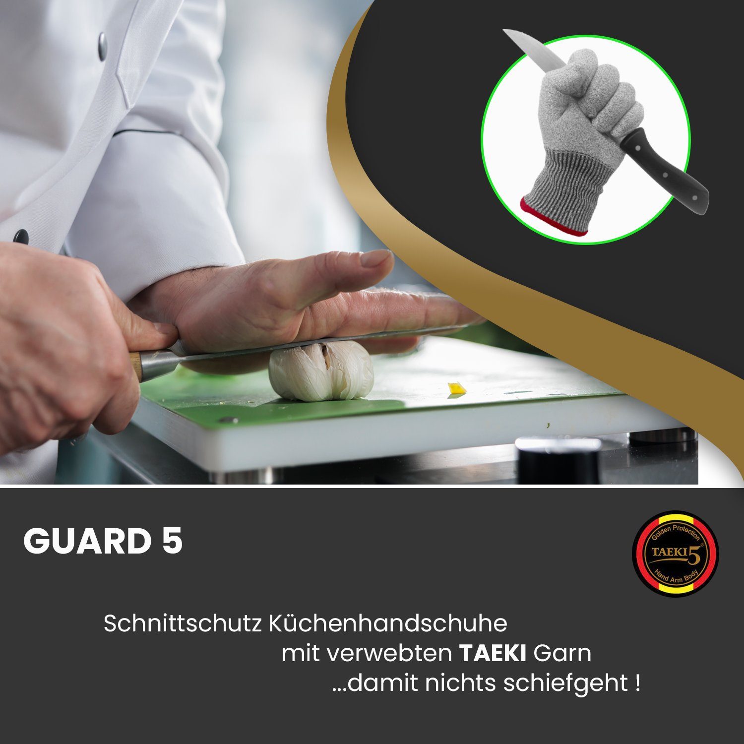 GUARD 5 Schnittschutzhandschuhe Schnittschutzhandschuhe - GUARD Schnittfeste 5 Küchenhandschuhe 116730 -Küchenhandschuhe