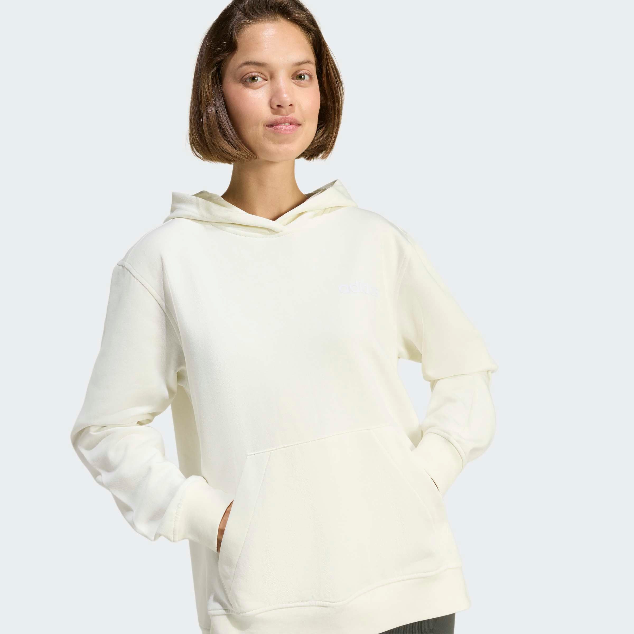 adidas Sportswear Trainingsanzug W LEISURE TS (2-tlg), zweiteiliges Set, für Erwachsene, aus Baumwolle