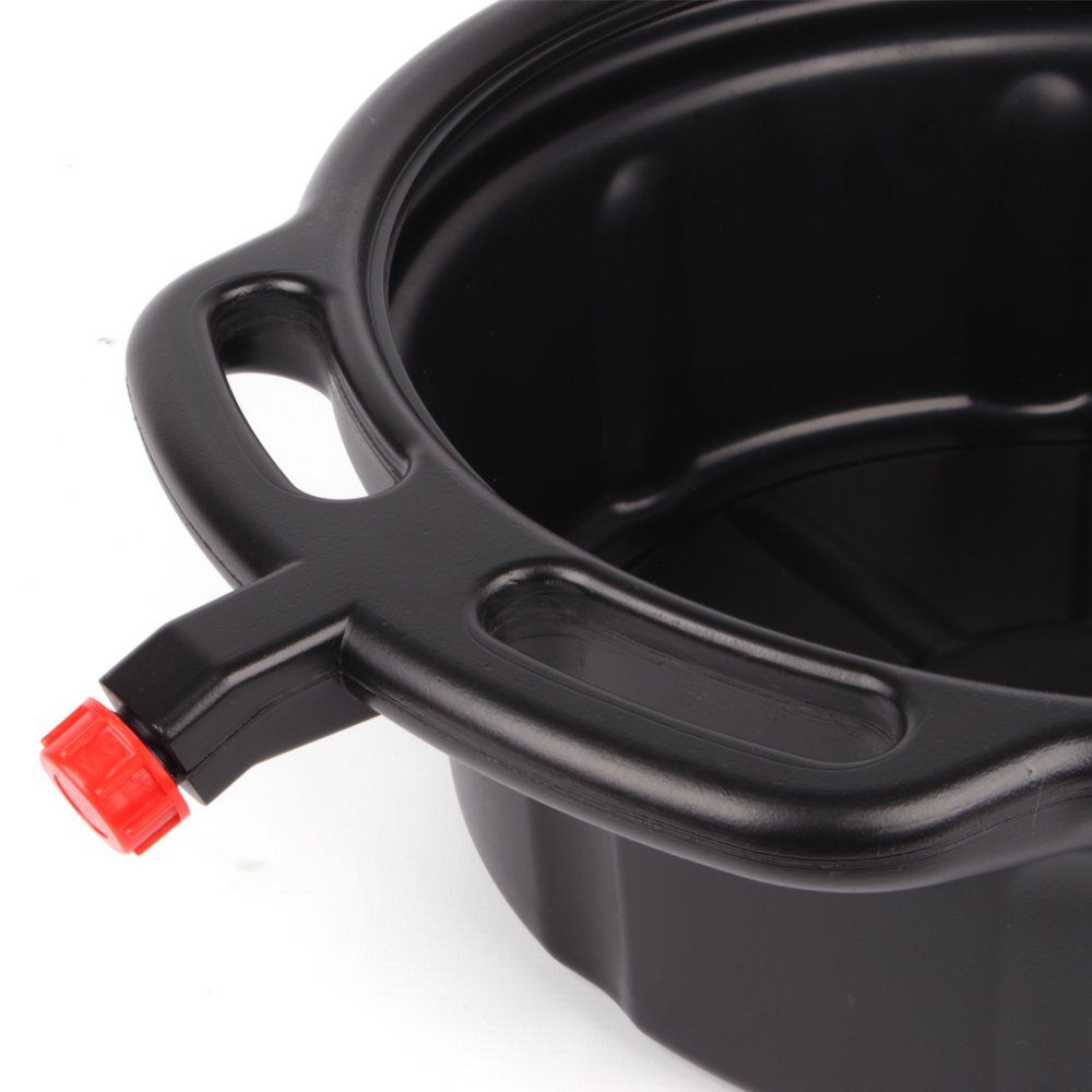 Springer Werkzeuge Ölauffangwanne Öl-Auffangwanne mit Ausgießer, 16 l, Durchmesser: 480 mm, Höhe: 170 mm, Material: HDPE