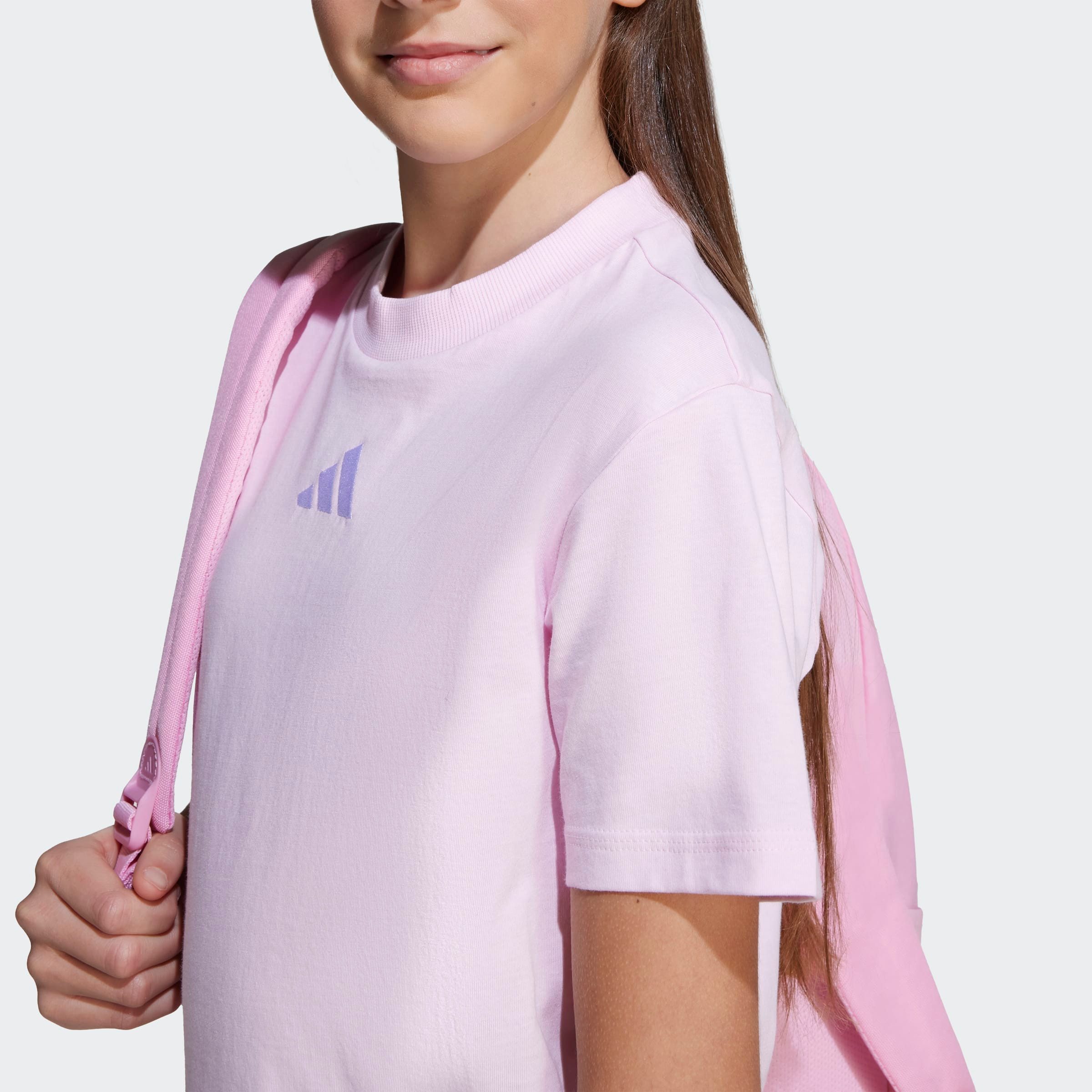 adidas Sportswear T-Shirt J SL TEE 160 für Kinder, mit Rundhalsausschnitt, ohne Verschluss, pflegeleicht