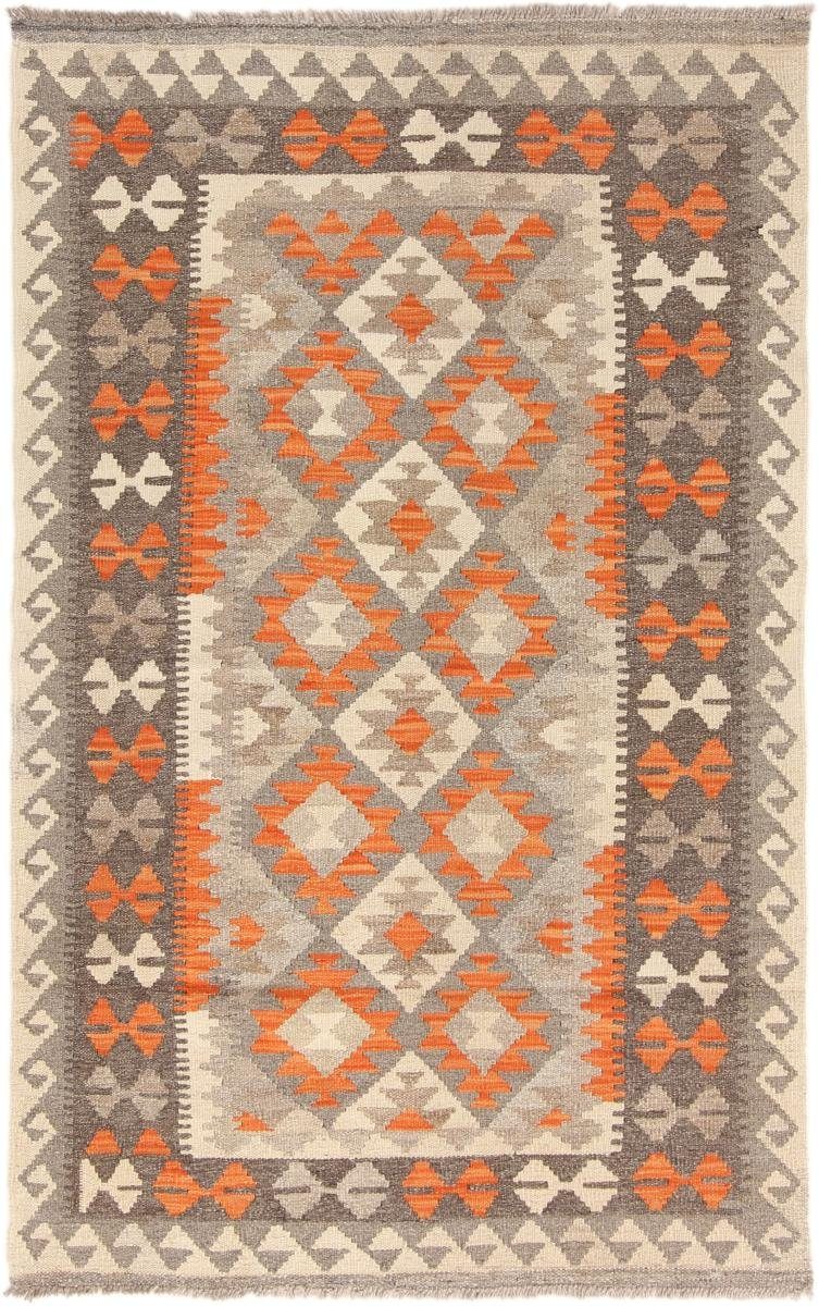 Orientteppich Kelim Afghan 97x161 Handgewebter Orientteppich, Nain Trading, rechteckig, Höhe: 3 mm