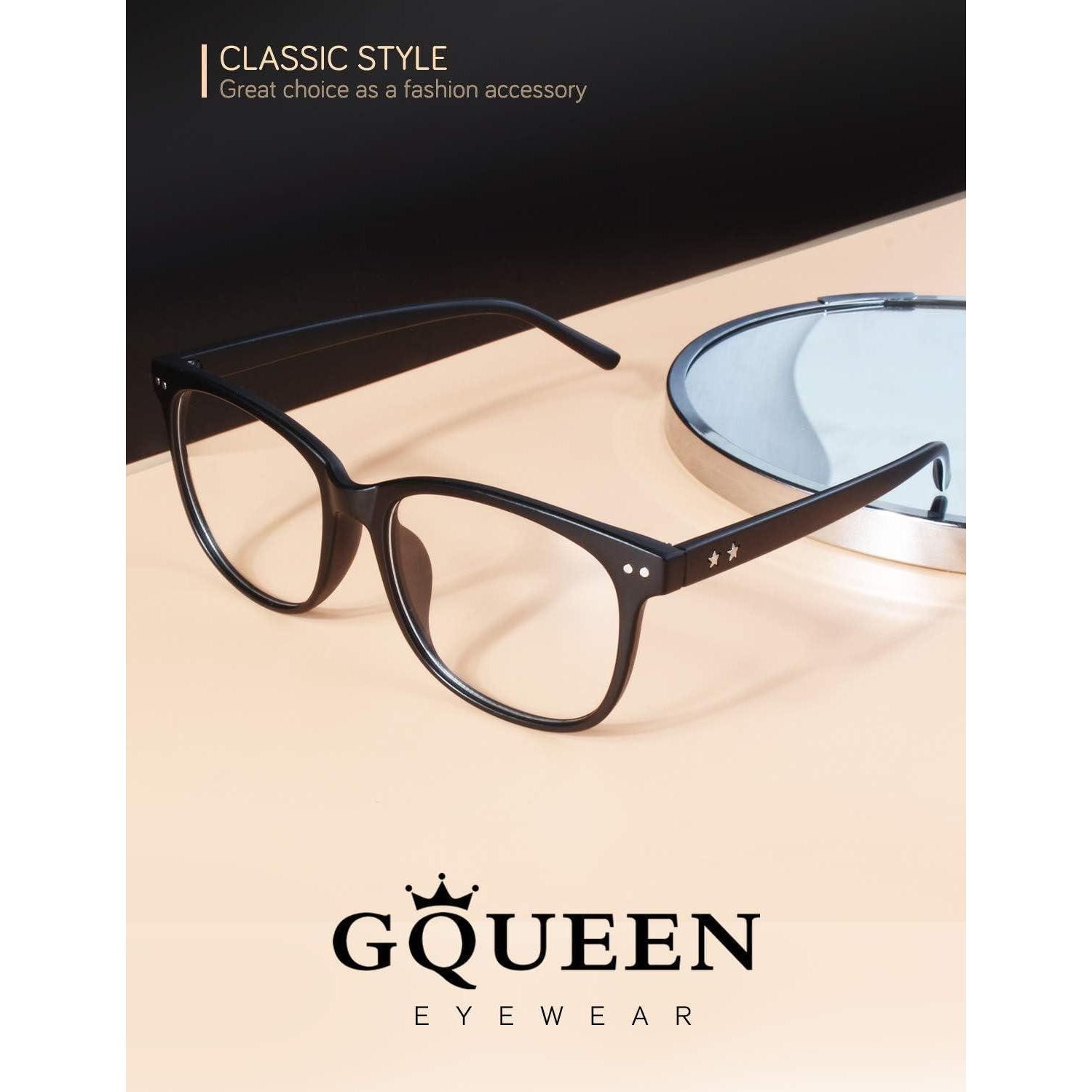 LuxusKollektion Sonnenbrille Hornbrille Nerdbrille Damen Herren Ohne Stärke 1.1 Leopardenmuster