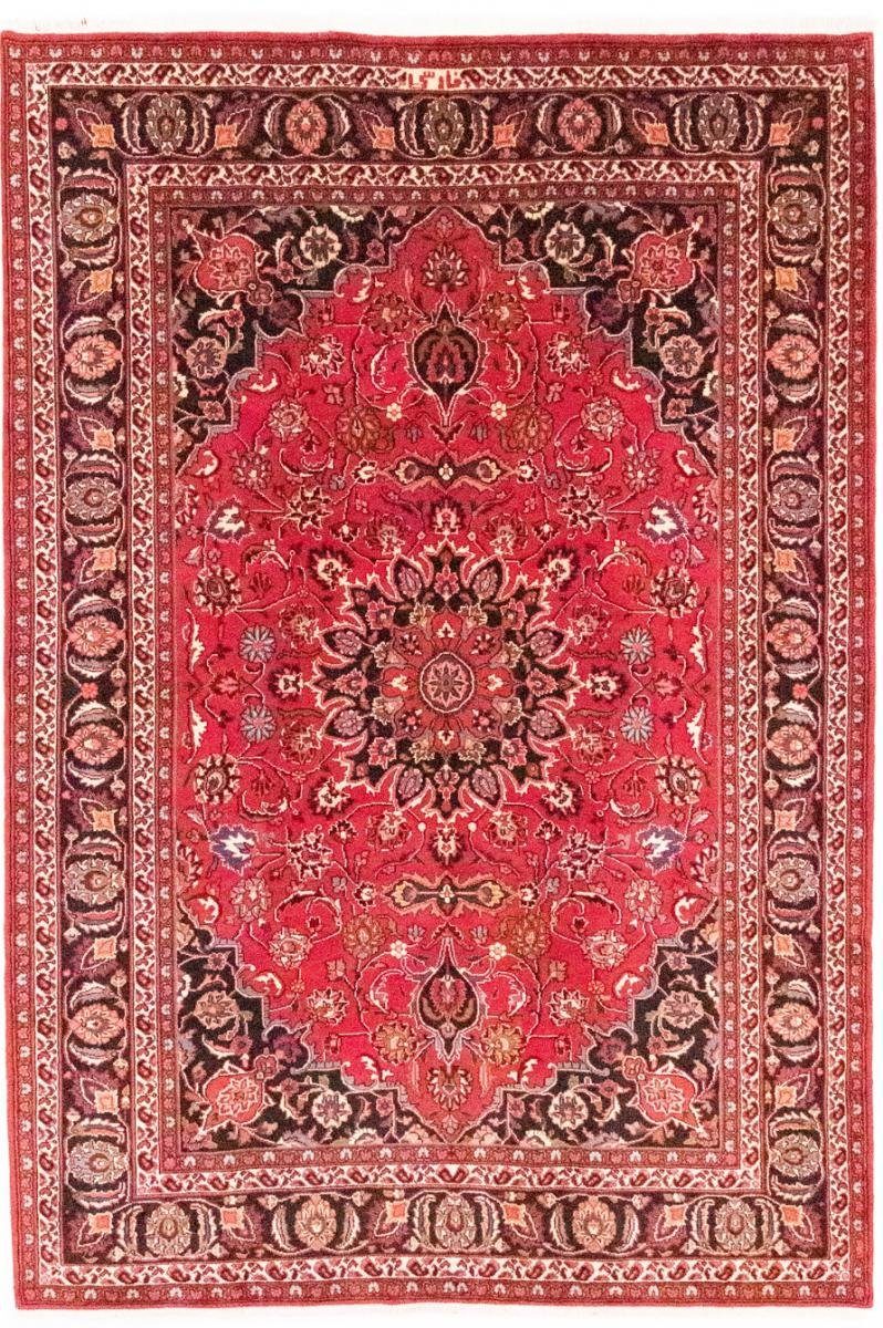 Orientteppich Mashhad 204x299 Handgeknüpfter Orientteppich / Perserteppich, Nain Trading, rechteckig, Höhe: 12 mm