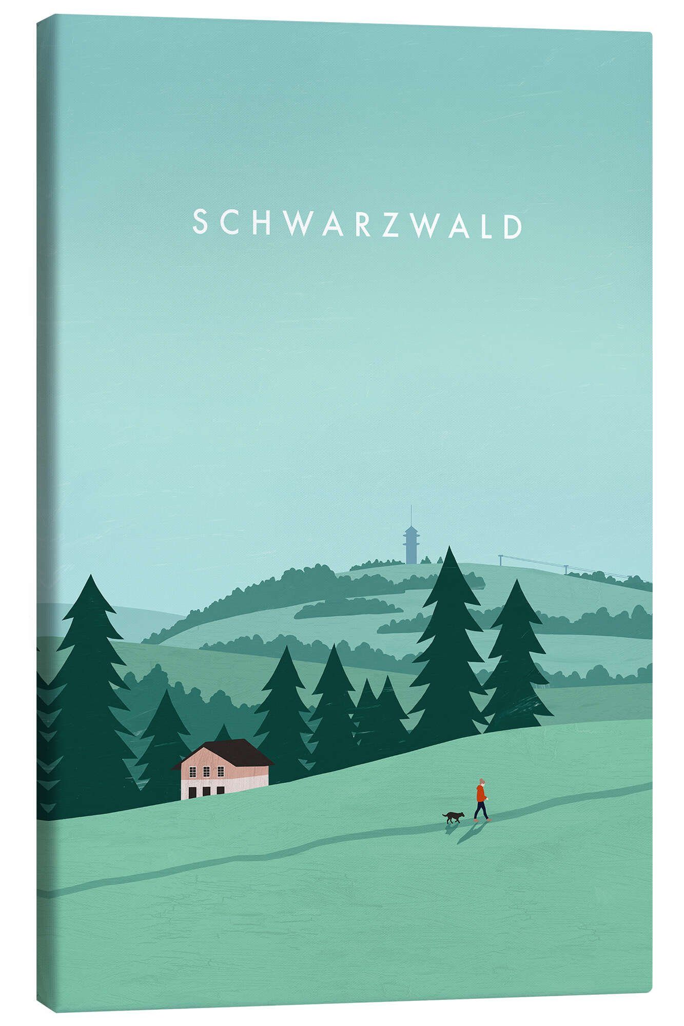 Posterlounge Wandbild Schwarzwald, Katinka Reinke, erhältlich als Poster, Leinwandbild, Wandsticker oder Acrylglasbild