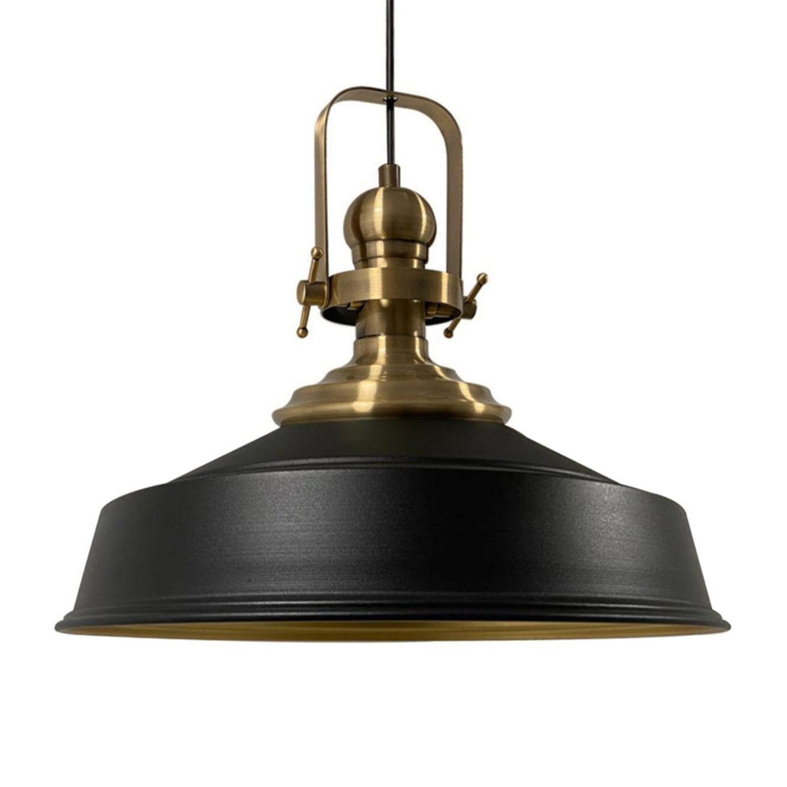 Bamyum Pendelleuchte Bamyum Pendelleuchte I Aslet l Ø41 cm E27 Metall Vinta günstig online kaufen