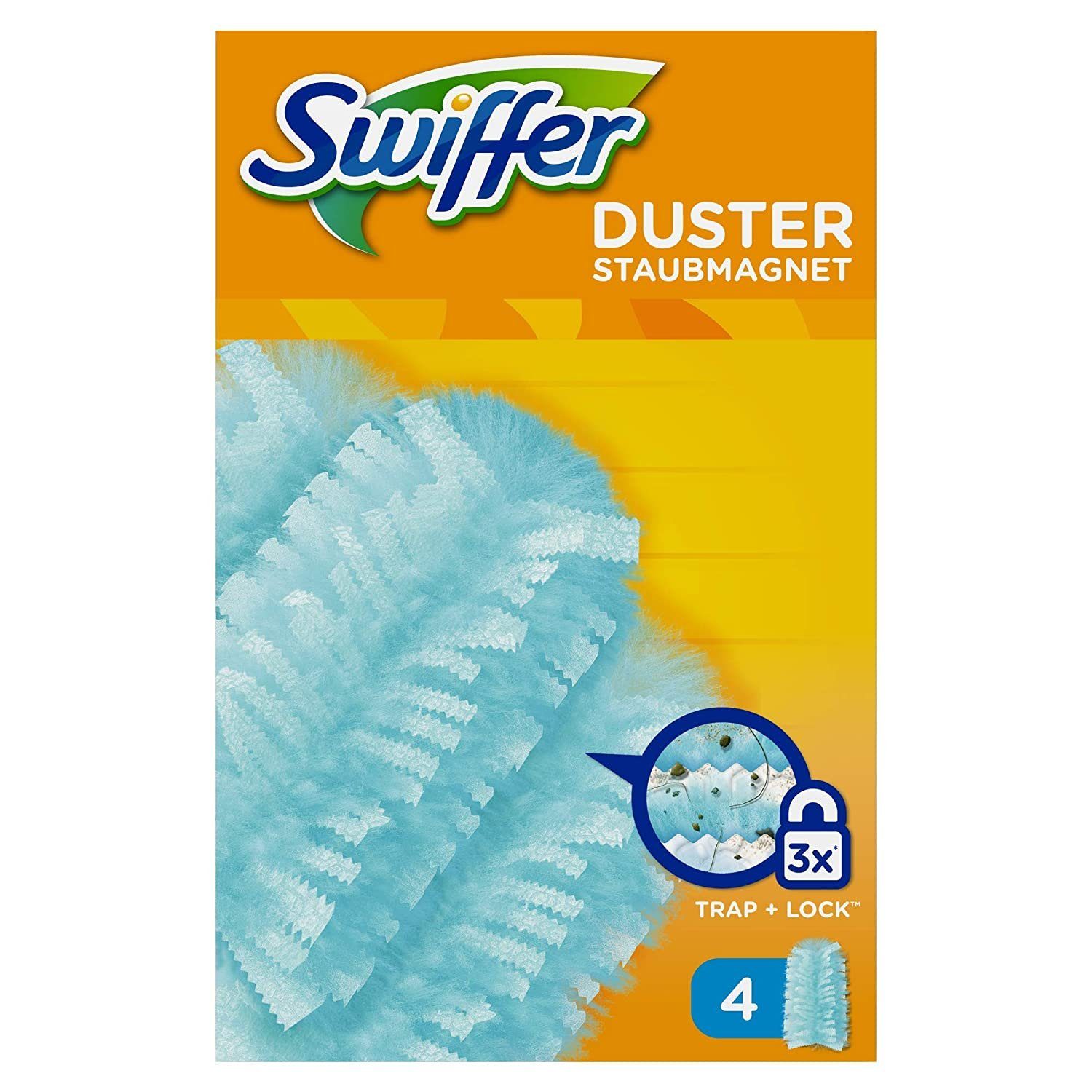 Swiffer Handgelenkstütze 5x Swiffer Duster Staubmagnet Tücher 4er Nachfüllpack