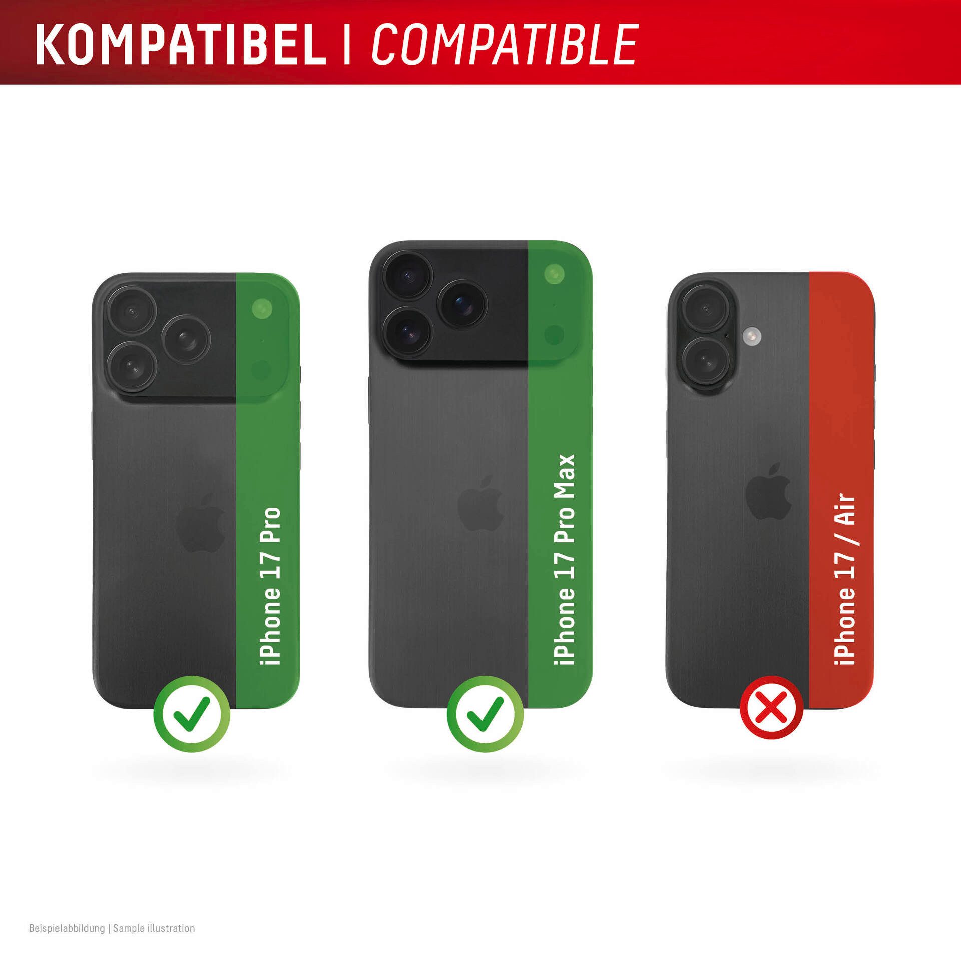 Displex Kameraschutzglas Camera Lens Glass Single Glass Ring Protector für Apple iPhone 17 Pro, Apple iPhone 17 Pro Max, Kameraschutz,Linsenschutz,Objektivschut – Bild 4 von 5