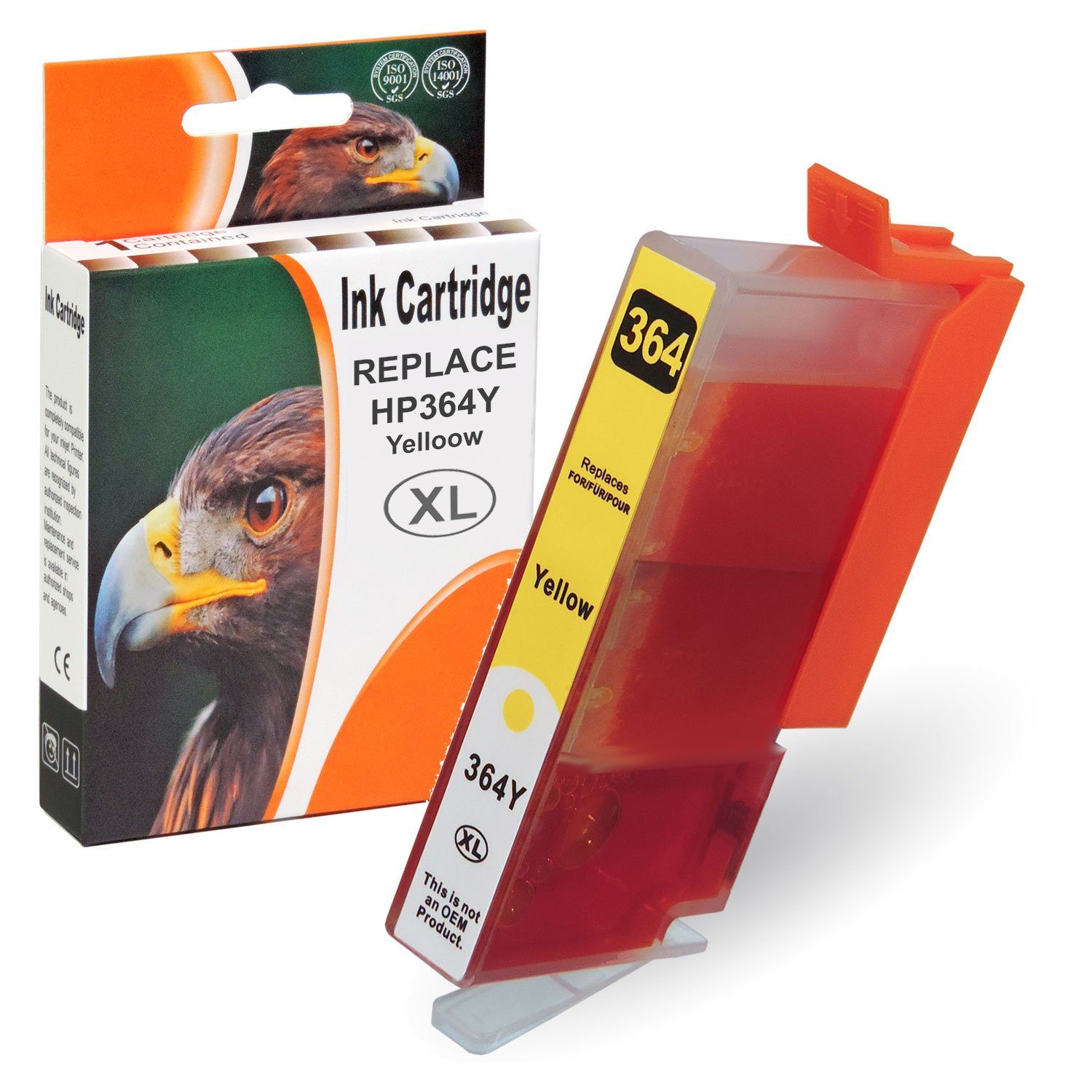 Tonerkartusche Kompatibel HP 364XL Multipack 4-Farben (Schwarz, Cyan, Magenta, Gelb), (Set)