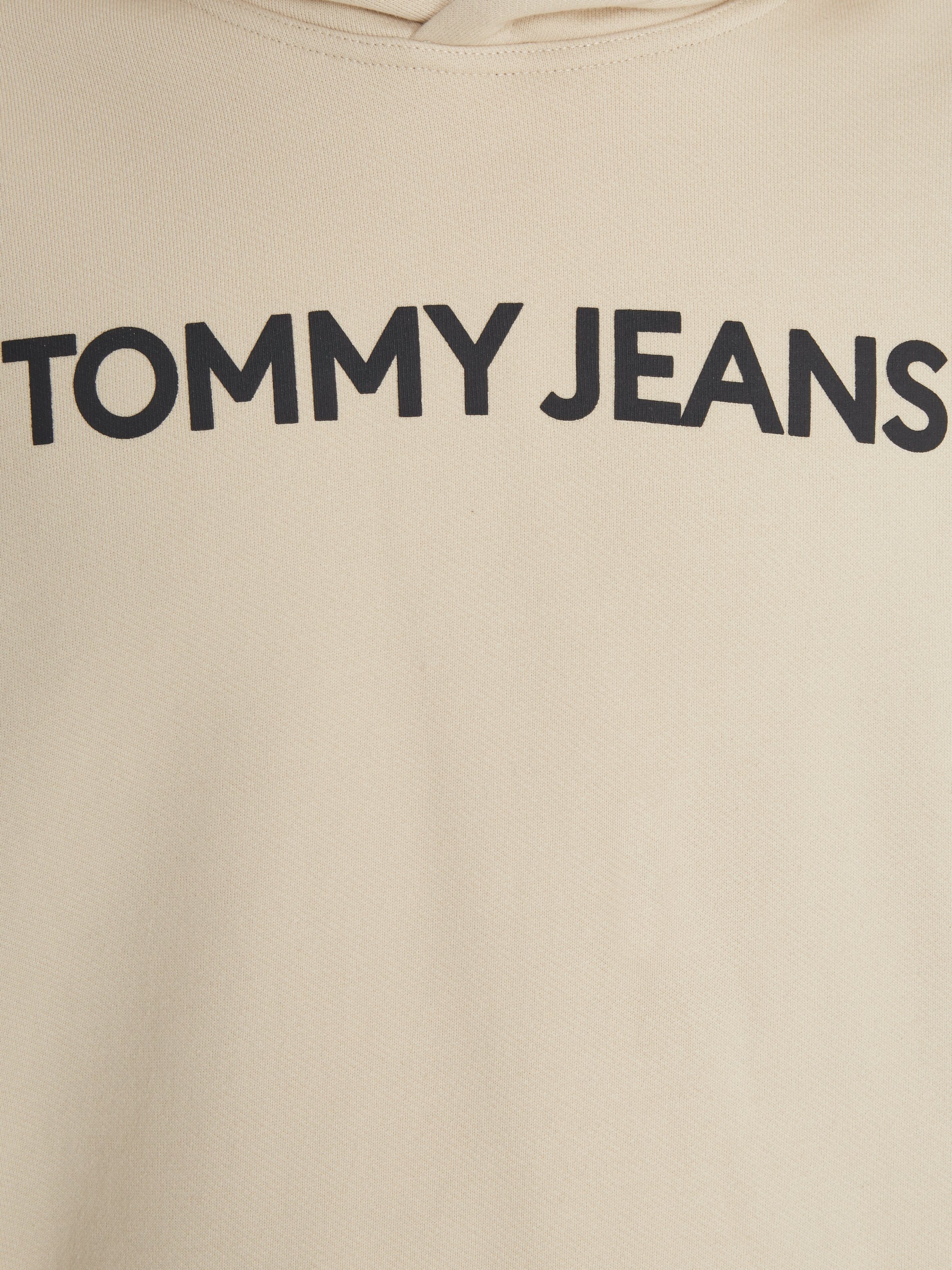 Tommy Jeans Kapuzensweatshirt TJM REG mit BOLD Newsprint HOODIE auf Logodruck EXT Brust CLASSICS der