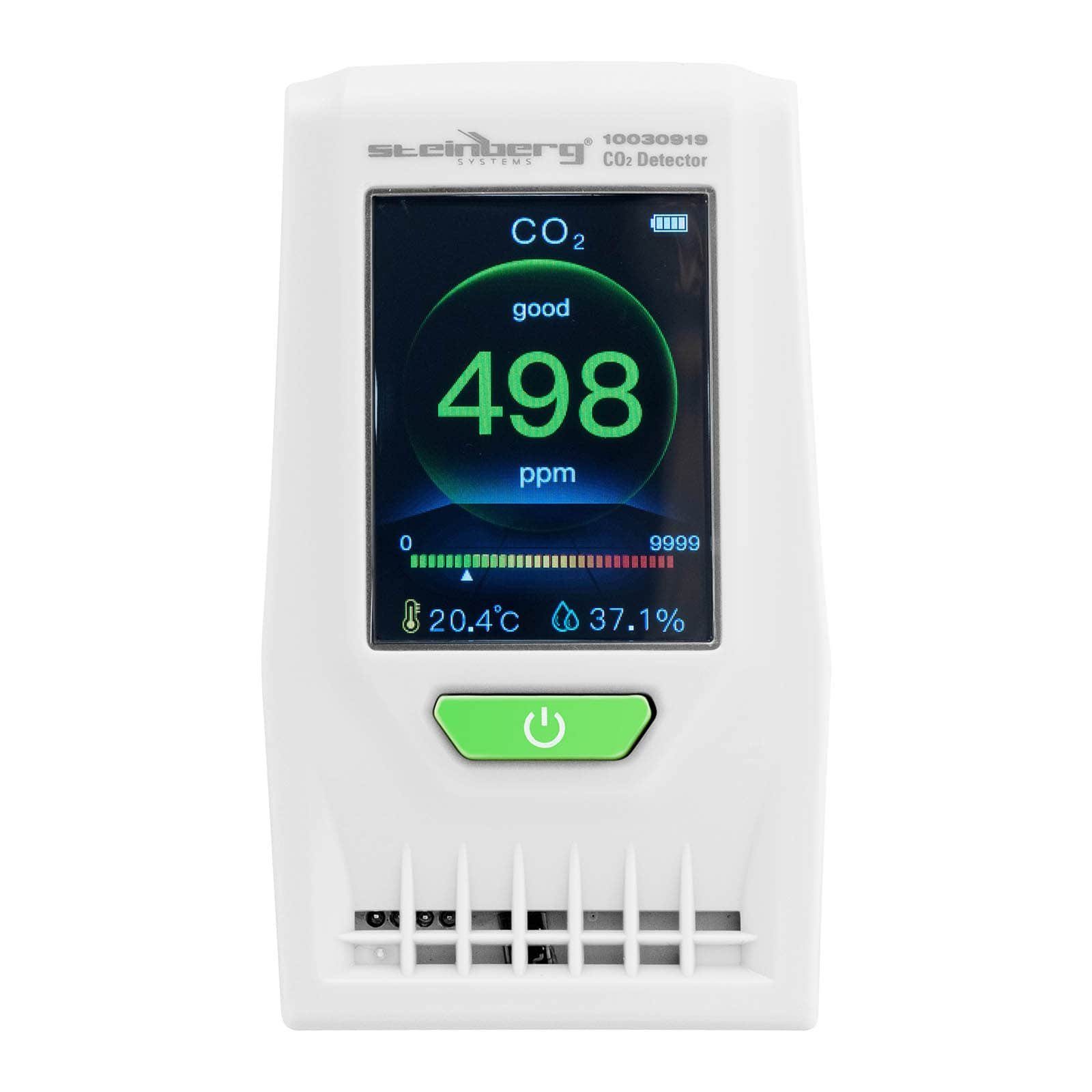 Steinberg Systems Klimamesser CO2 Thermo Kohlendioxid LCD Messgerät Messgerät CO2 Messer Hygrometer