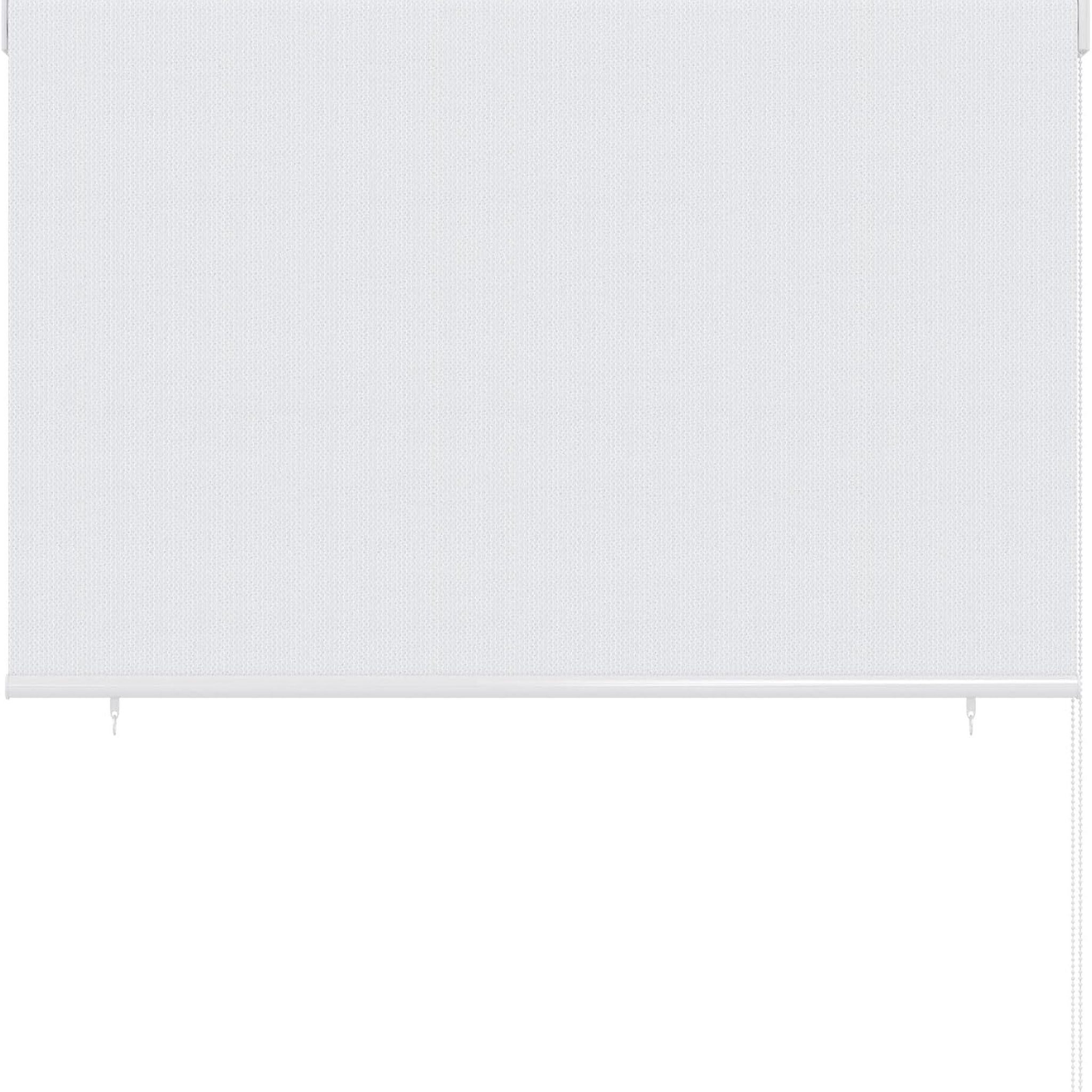 paramondo Senkrechtmarkise Senkrechtmarkise Balkon freihängend 100x240cm Sichtschutz weiß ohne Führungsschienen – modern & flexibel
