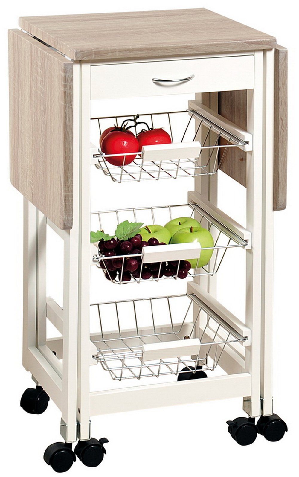 KESPER® Küchenwagen Universalwagen, Transportwagen, Ablageregal, 2 ausklapp günstig online kaufen