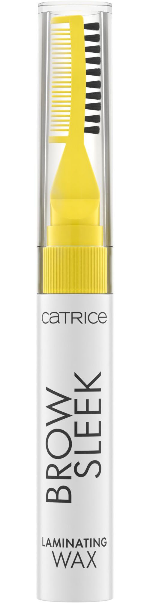 Catrice Augenbrauen-Gel Brow Sleek Laminating Wax, 3-tlg., mit doppelseitiger Bürste