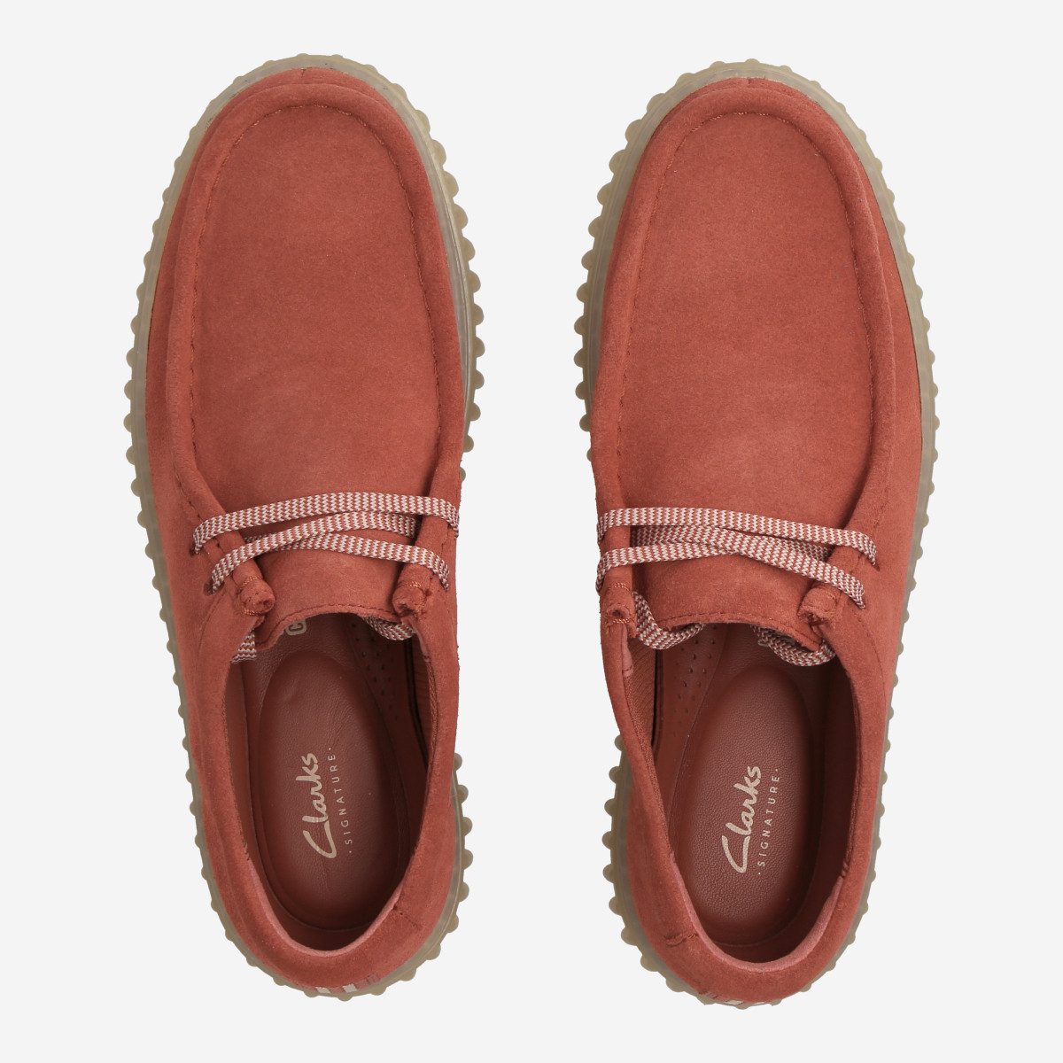 Clarks Clarks Torhill Lo 26176218 7, Schnürschuhe, Rot, Herren Schnürschuh