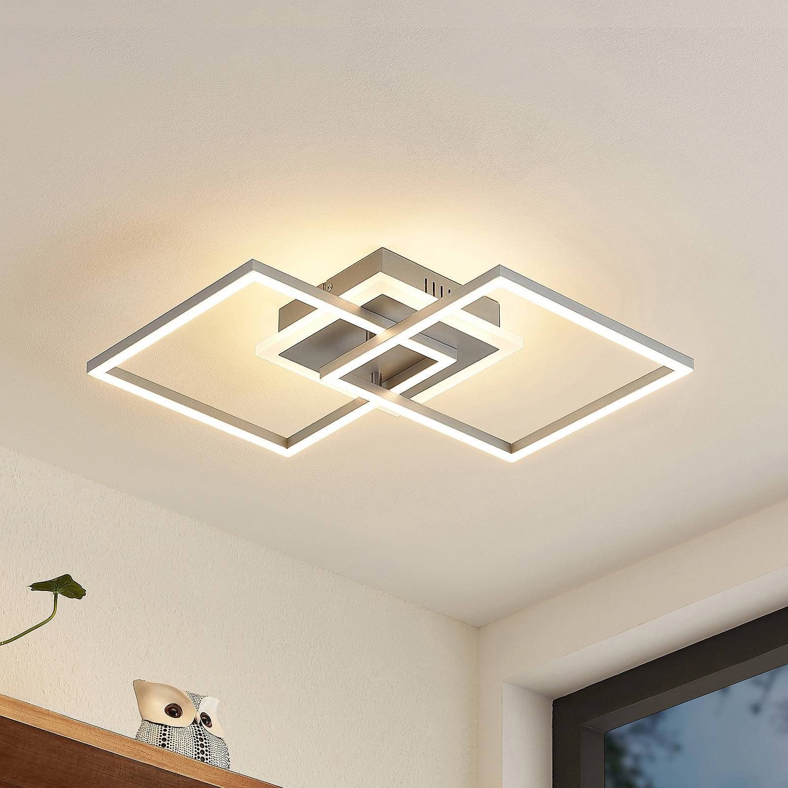 Lindby LED Deckenleuchte Fjardo, dimmbar, LED-Leuchtmittel günstig online kaufen
