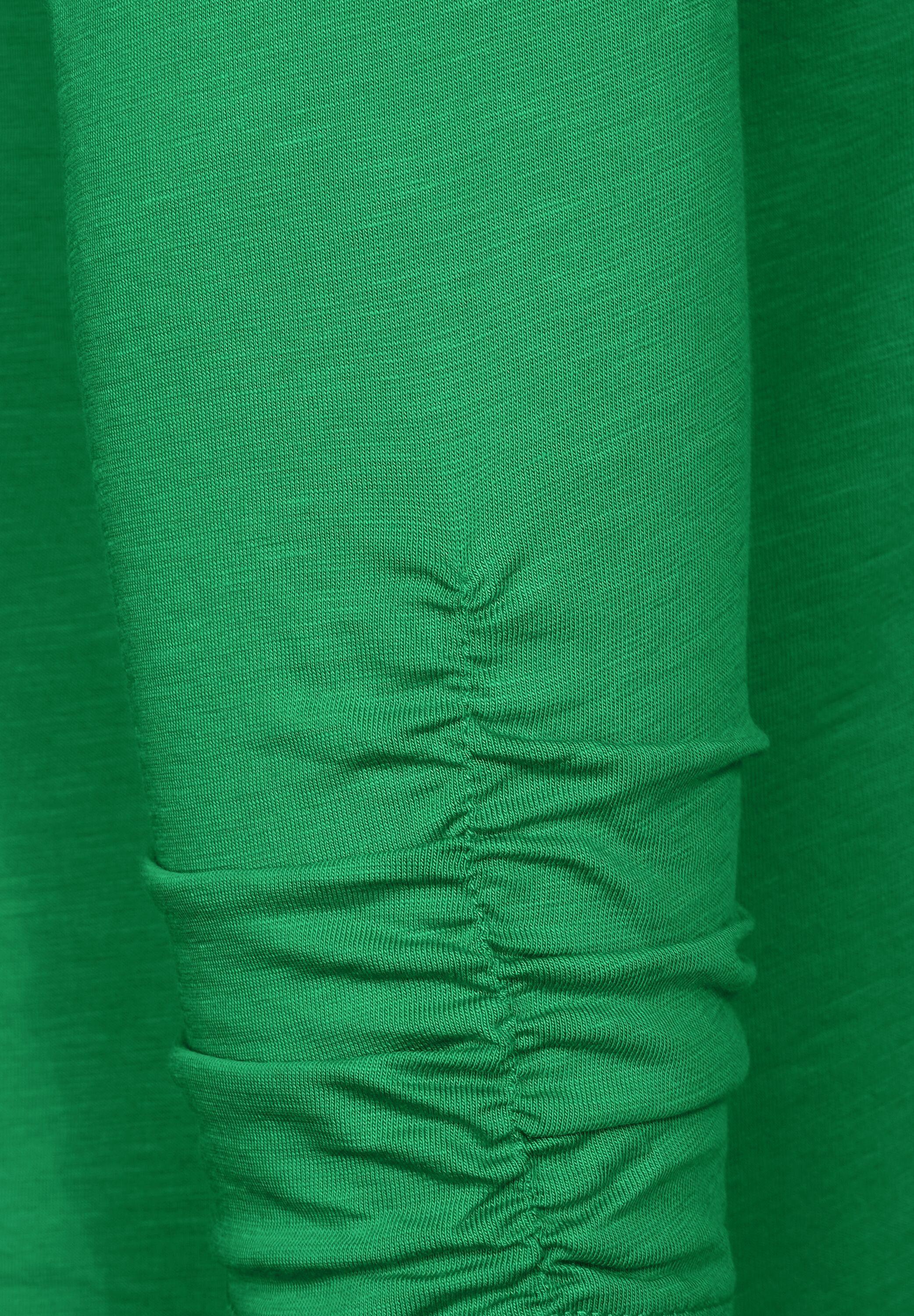 3/4-Arm-Shirt ONE in gentle Unifarbe STREET fresh green