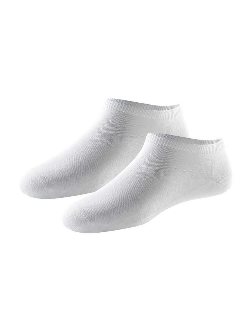 Schiesser Sneakersocken 95/5 Damen (Vorteilspack, 8 Paar) aus 95% angenehm weicher Biobaumwolle White