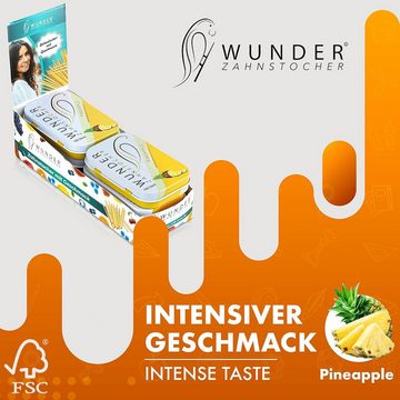 Wunder Zahnstocher Mundpflegecenter Wunder Zahnstocher Display 6er Pack Ananas DS