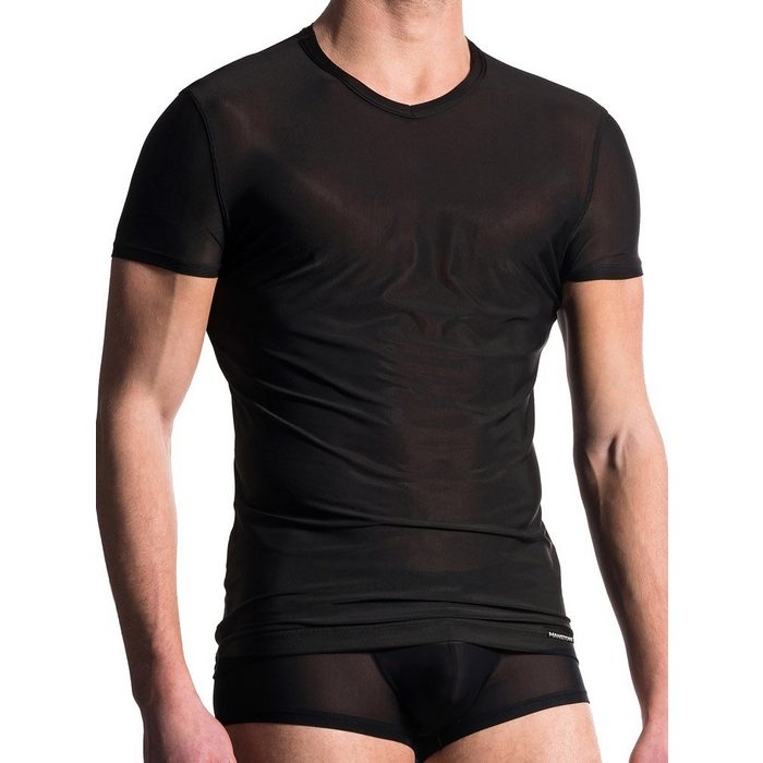 MANSTORE T-Shirt MANSTORE M101: V-Neck-Shirt schwarz