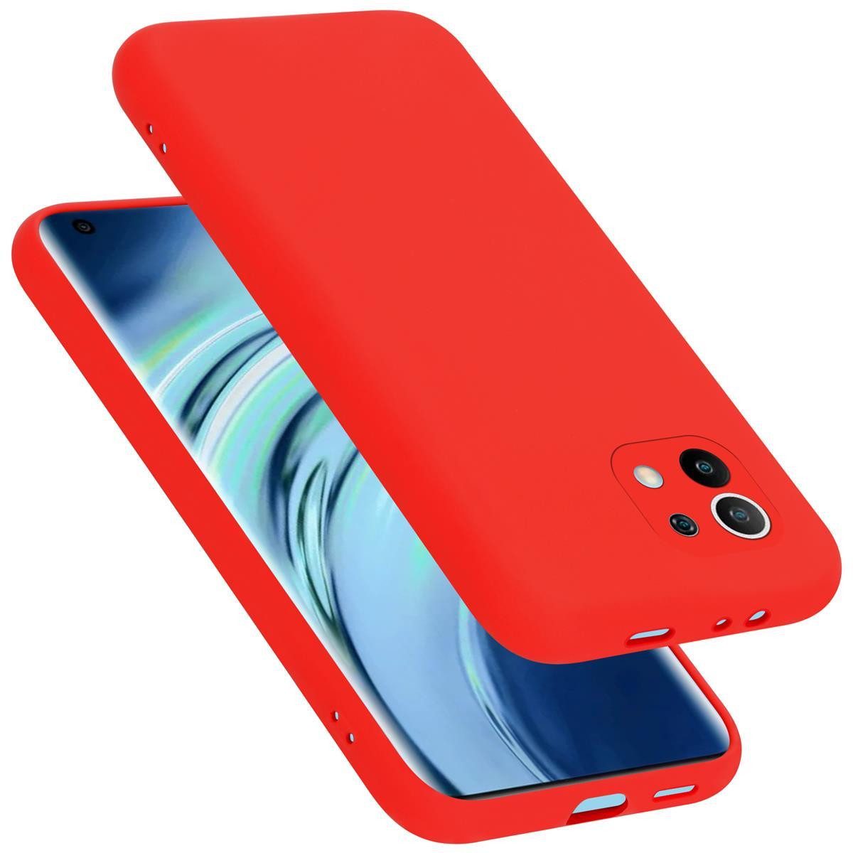 Cadorabo Handyhülle für Xiaomi Mi 11 5G Hülle Xiaomi Mi 11 5G, Flexible Hülle TPU Silikon Schutzhülle Back Cover Case