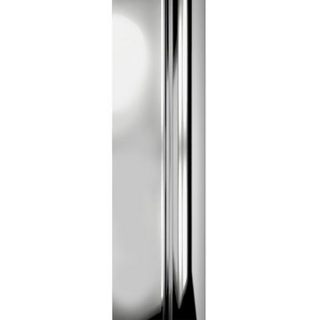 Schulte Walk-in-Dusche MasterClass BxH: 90 x 200 cm, 6 mm Sicherheitsglas, Dekor Grau-Anthrazit, Frontscheibe