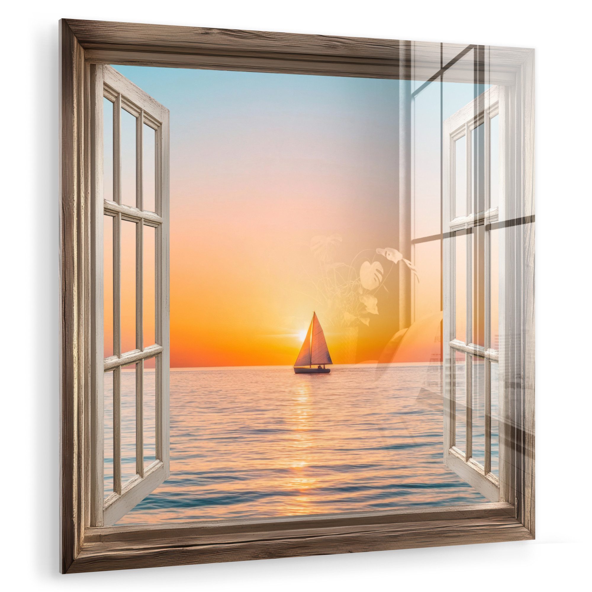MuchoWow Acrylglasbild Transparenter Blick - Meer günstig online kaufen