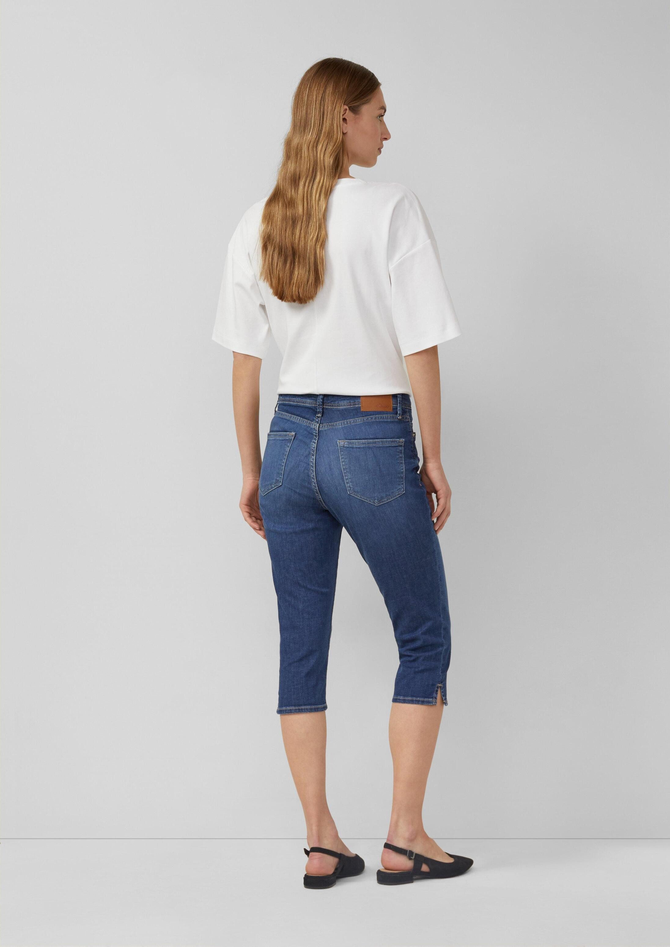 s.Oliver Slim-fit-Jeans Jeans-Hose BETSY Capri Jeans Betsy / Regular Fit / Mid Rise / Slim Leg