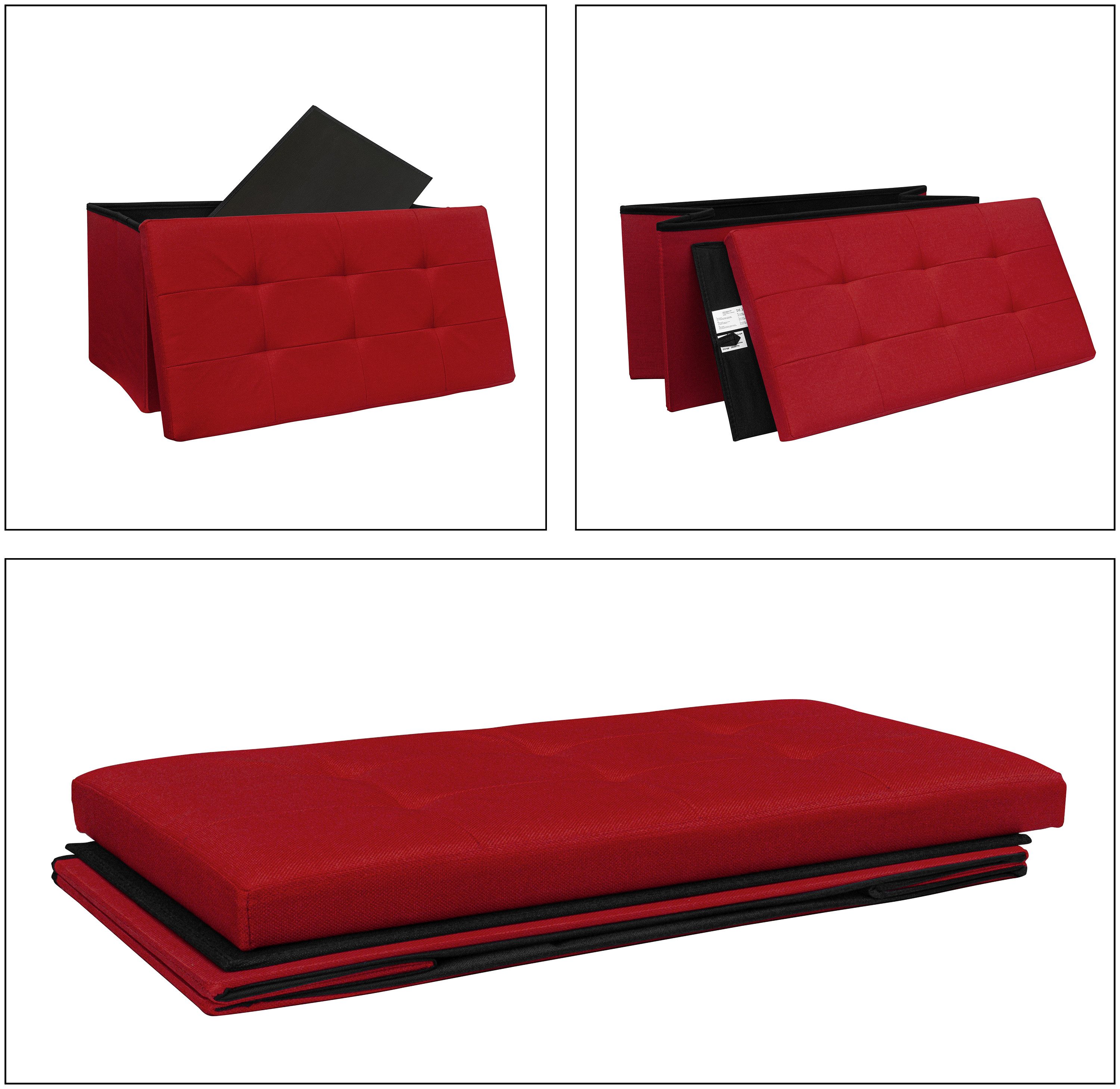 VCM Schuhbank Stoff Sitztruhe Sitzbank Aufbewahrungsbox Boxas günstig online kaufen