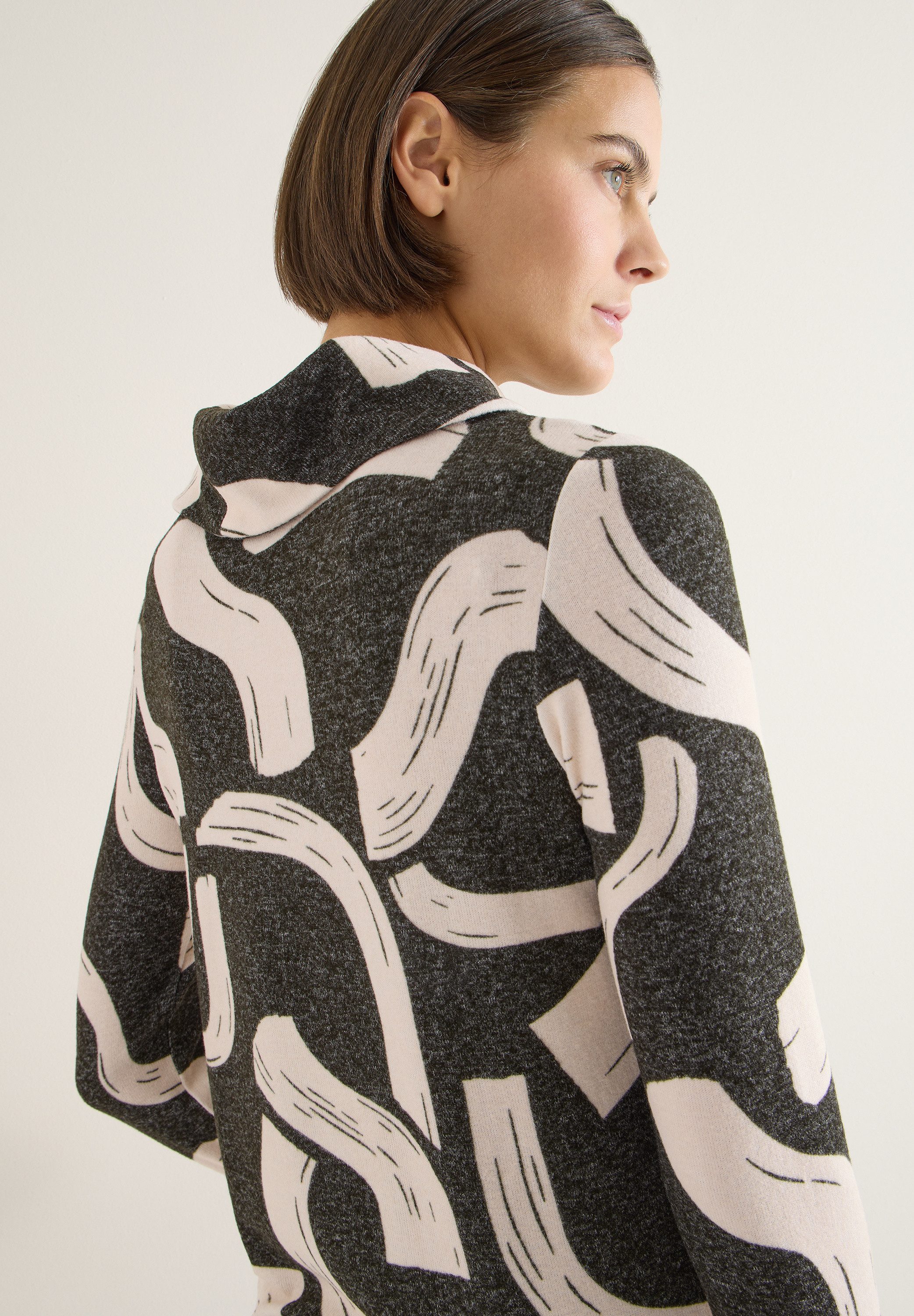 CECIL Sweater mit grafischem Muster
